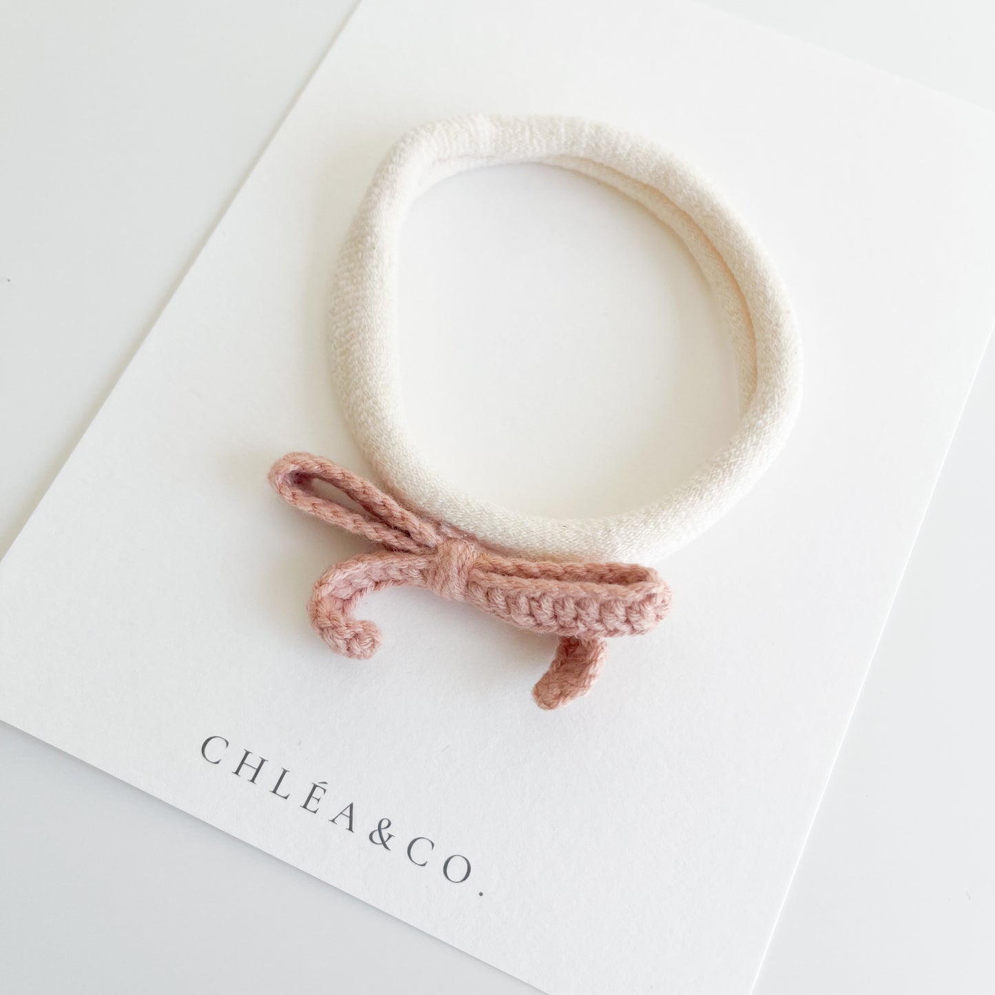 Liana Crochet Bow Headband
