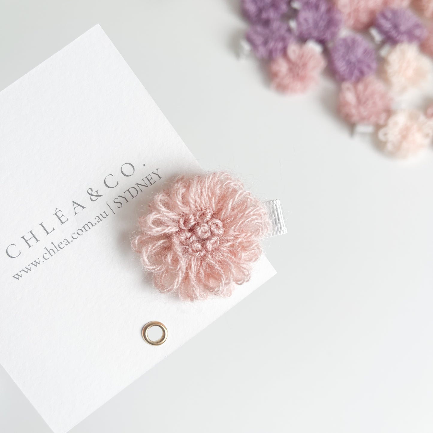 Ella Bloom Crochet Clip