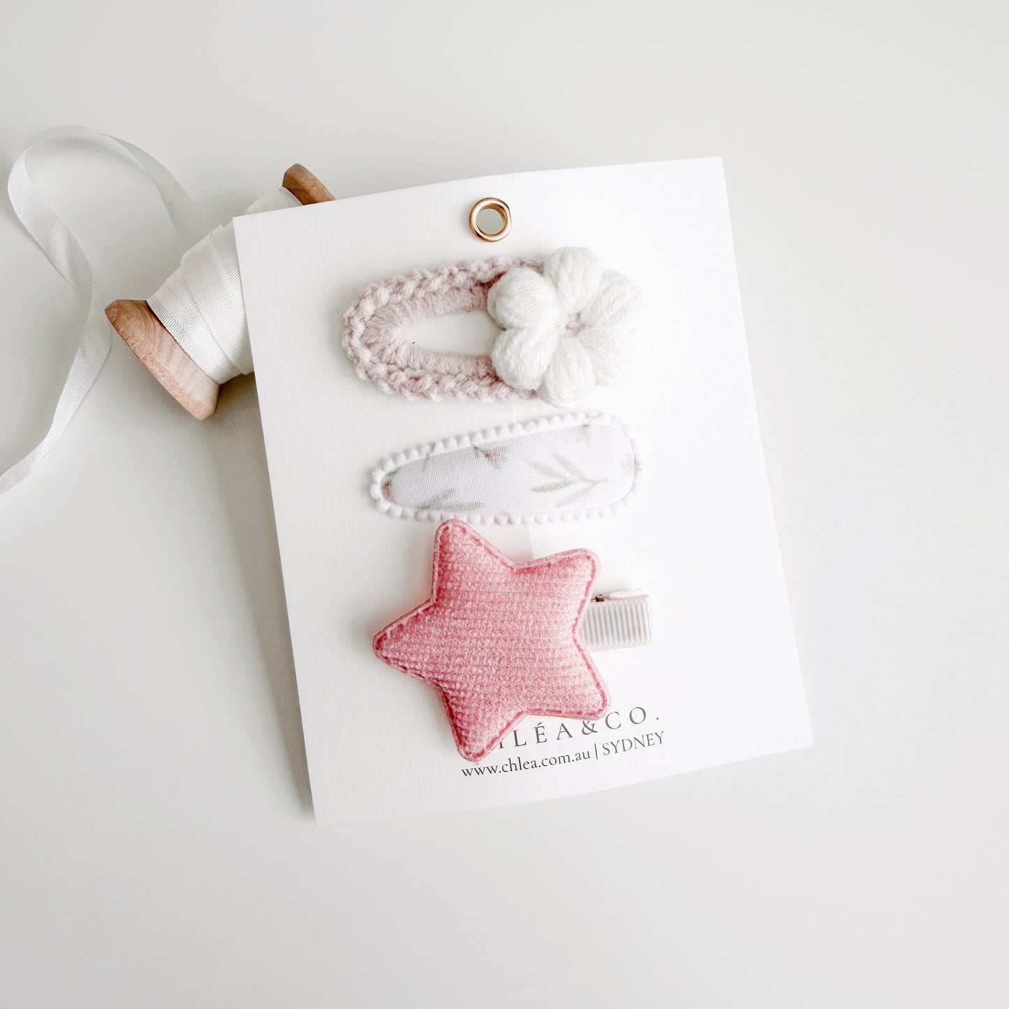 Sweetheart Trio | 3pc Mixed Hair Clips