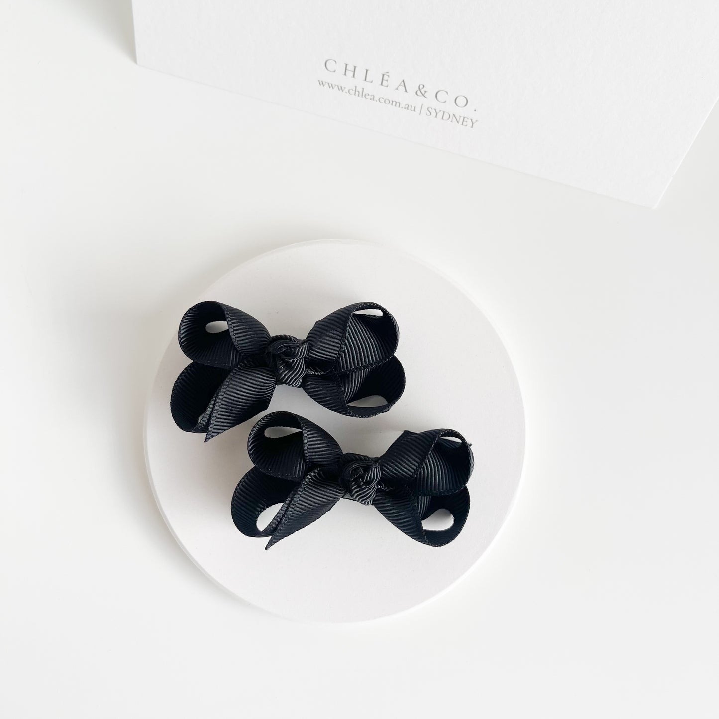 Petite Emilia Pigtail Bow Set