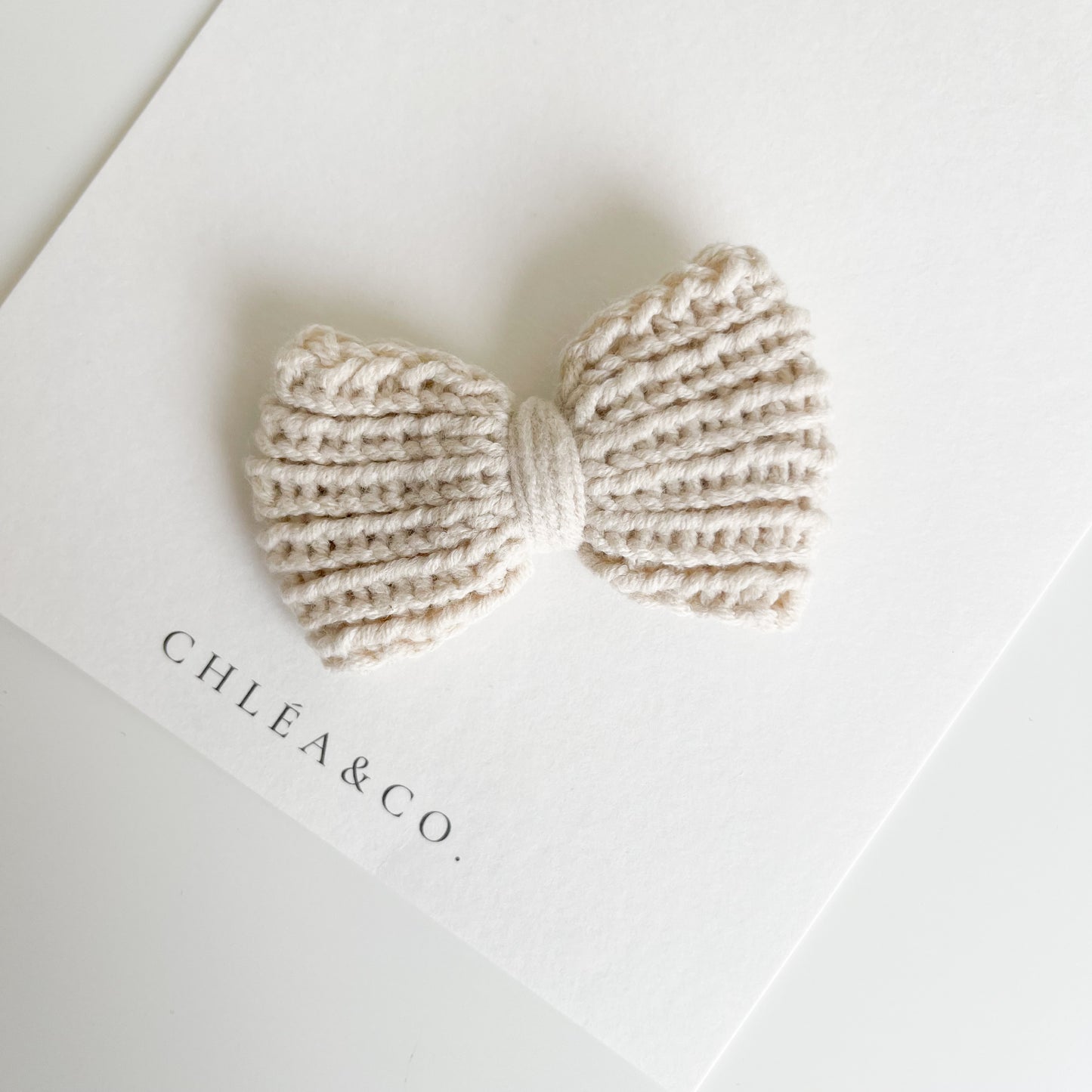 Peony Crochet Clip