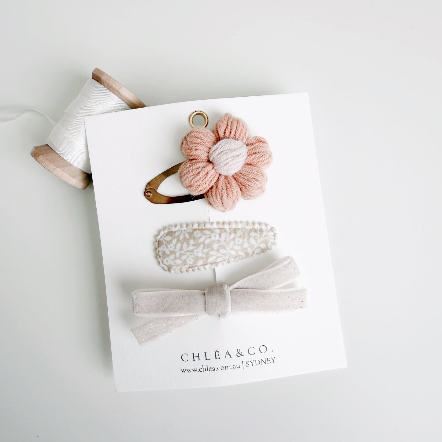Vintage Daisy | 3pc Mixed Hair Clips