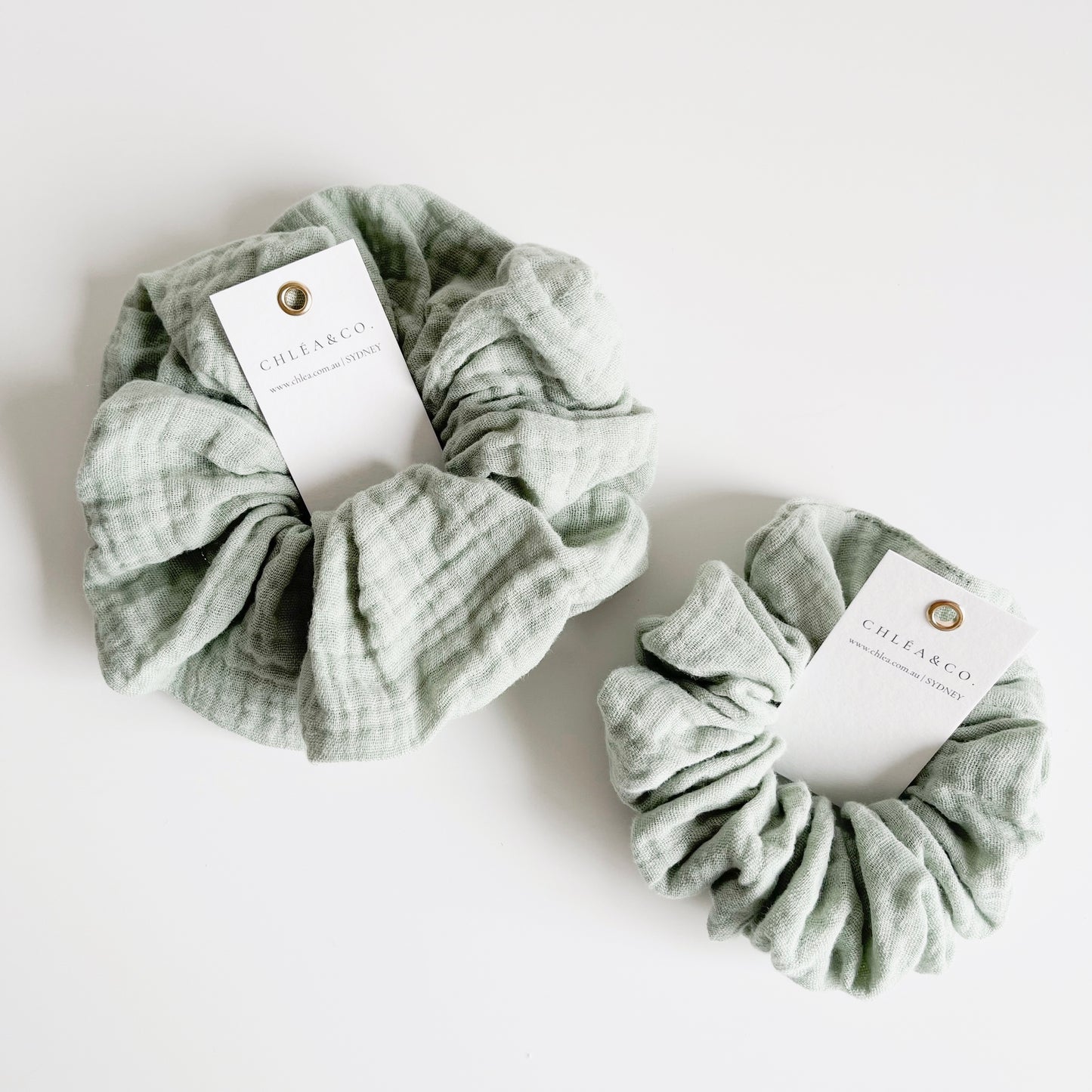 Mum & Little One Muslin Scrunchies