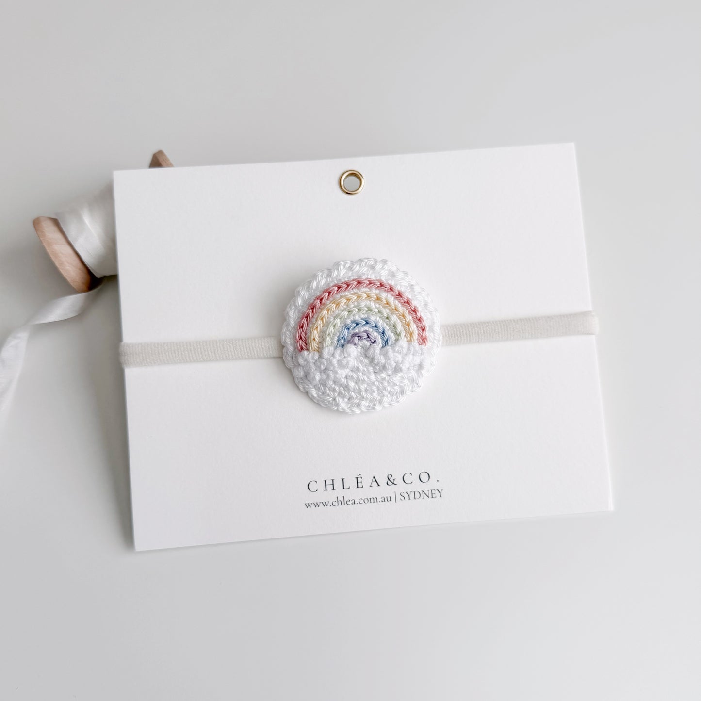 My Little Crochet Rainbow | Baby Headband