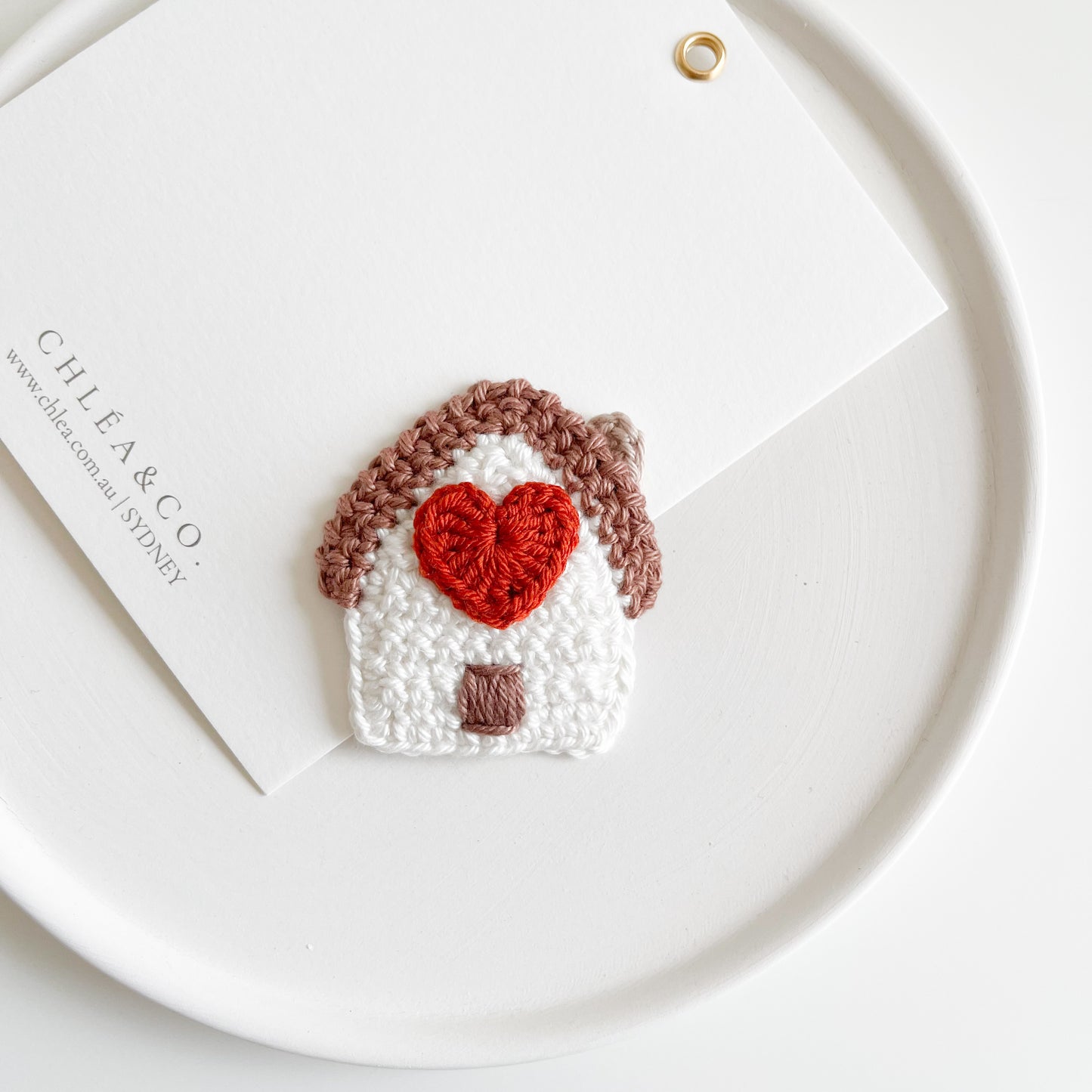 Little House Crochet Clip