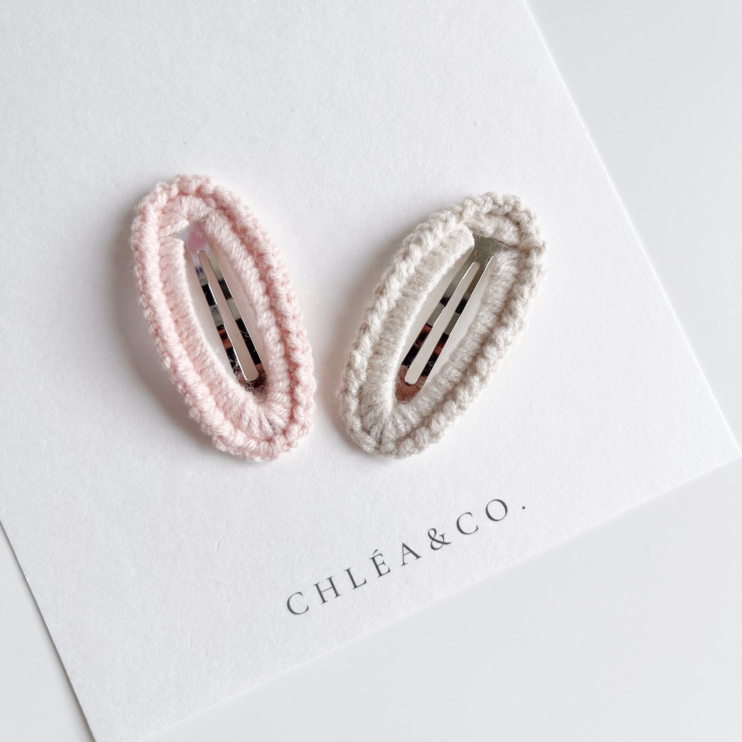Set of 2 Crochet Clips