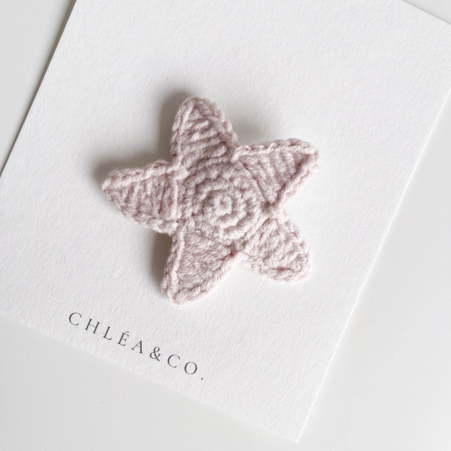 Little Star Crochet Clip