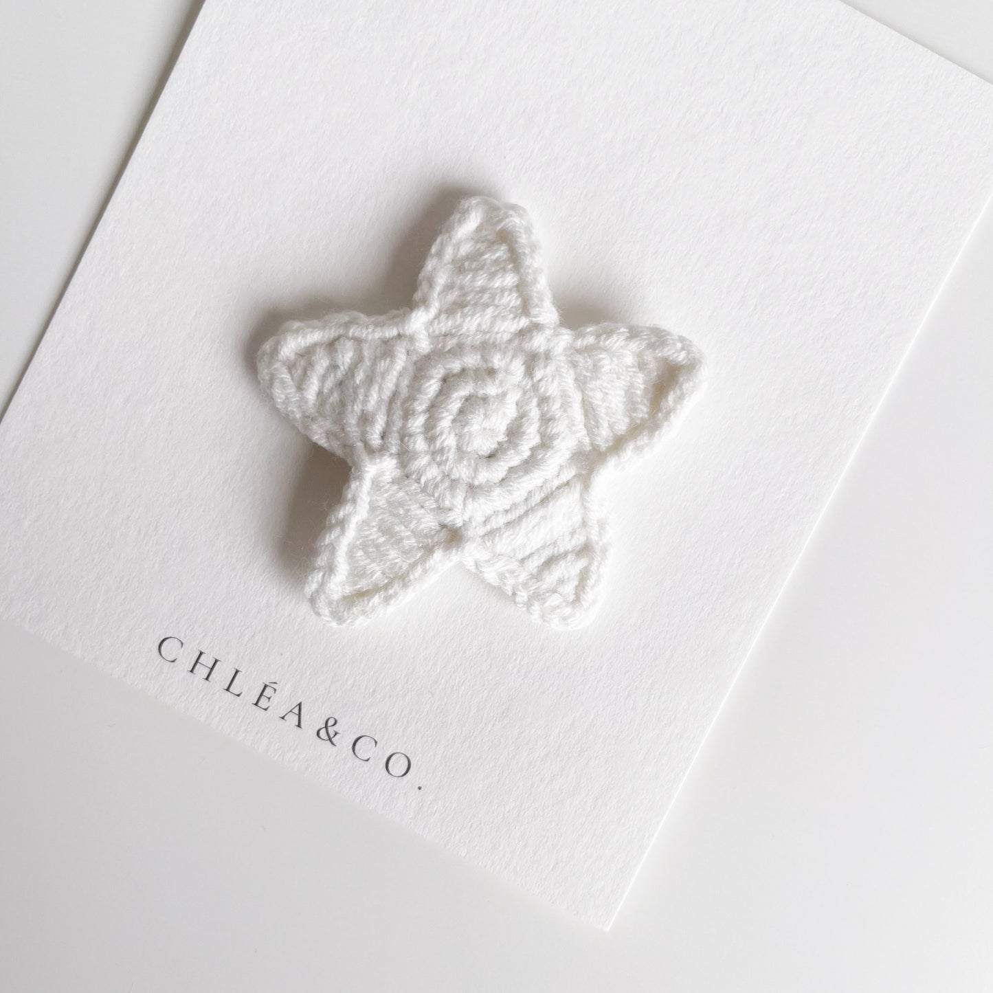 Little Star Crochet Clip