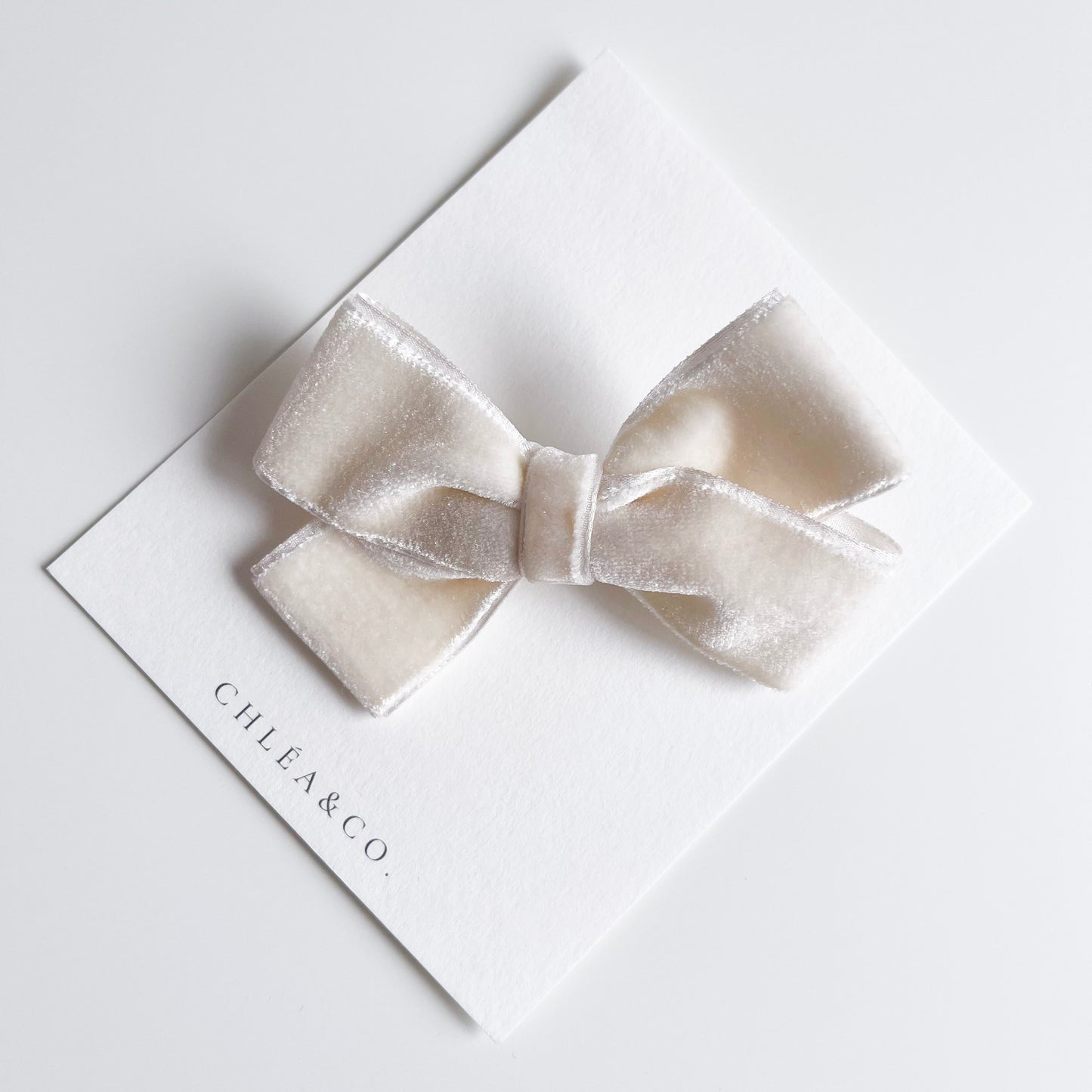 Velvet Classic Bow