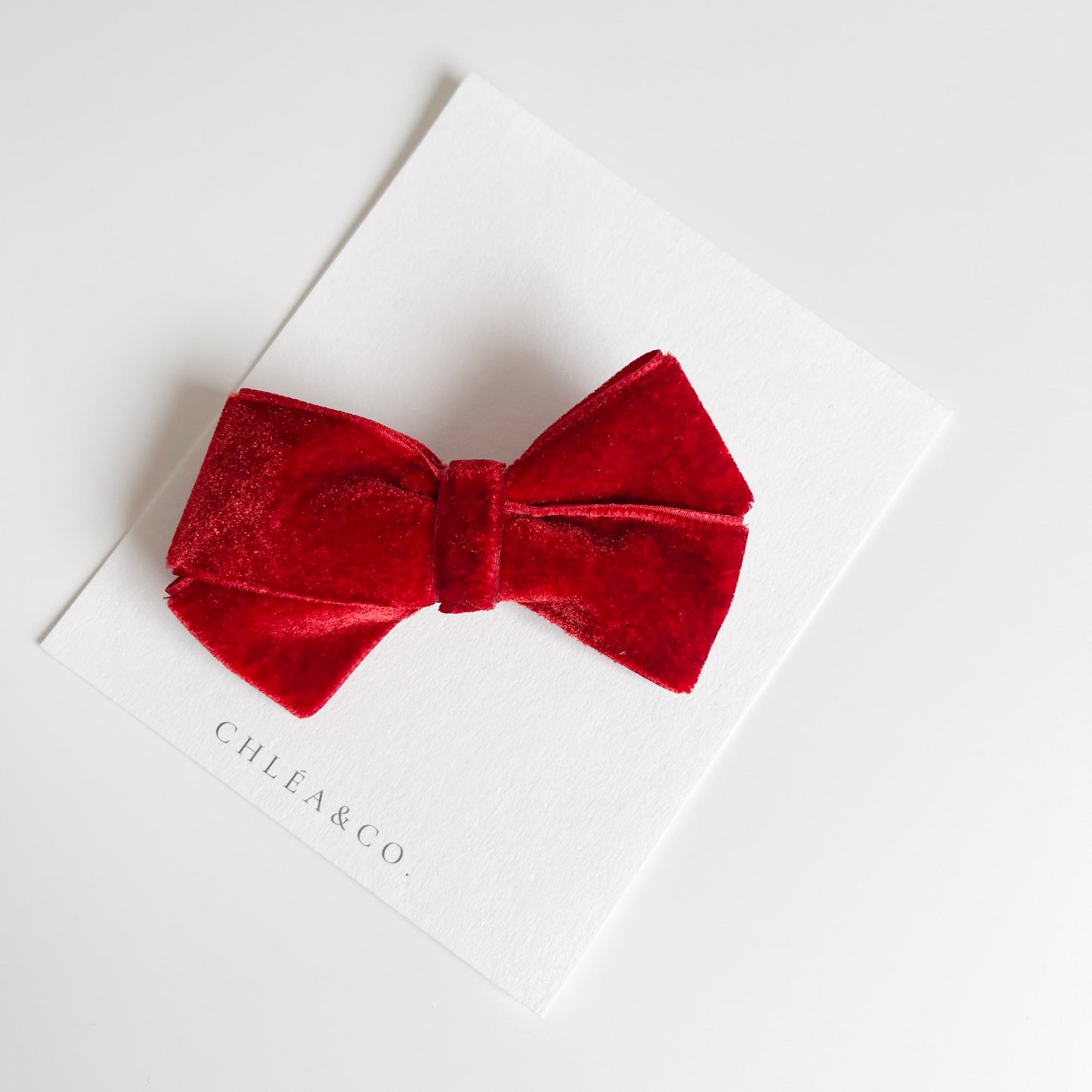 Velvet Classic Bow