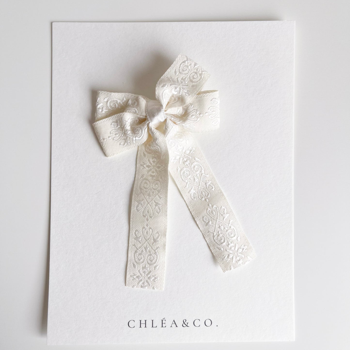 Avalyn Mini Long Tail Bow