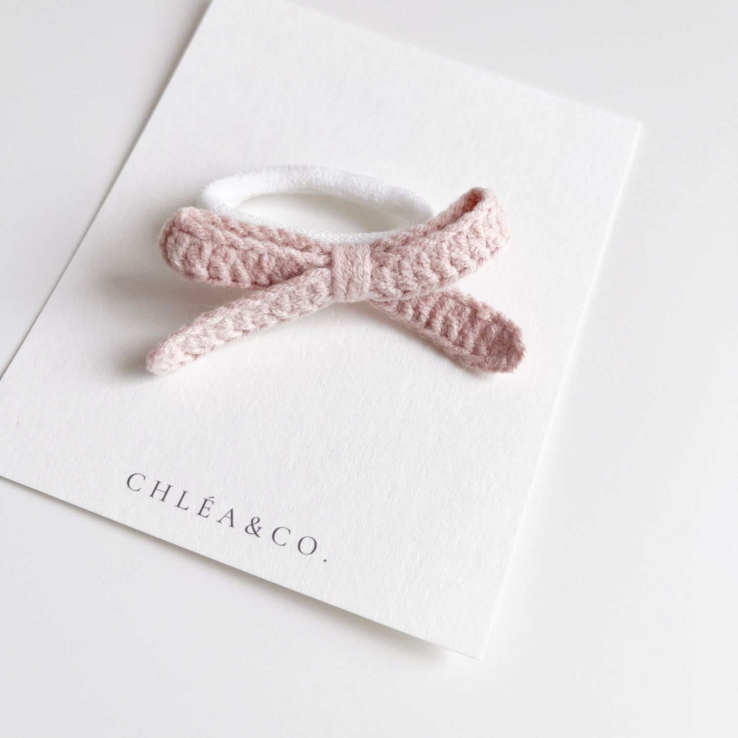 Dainty Bow Crochet Bobble
