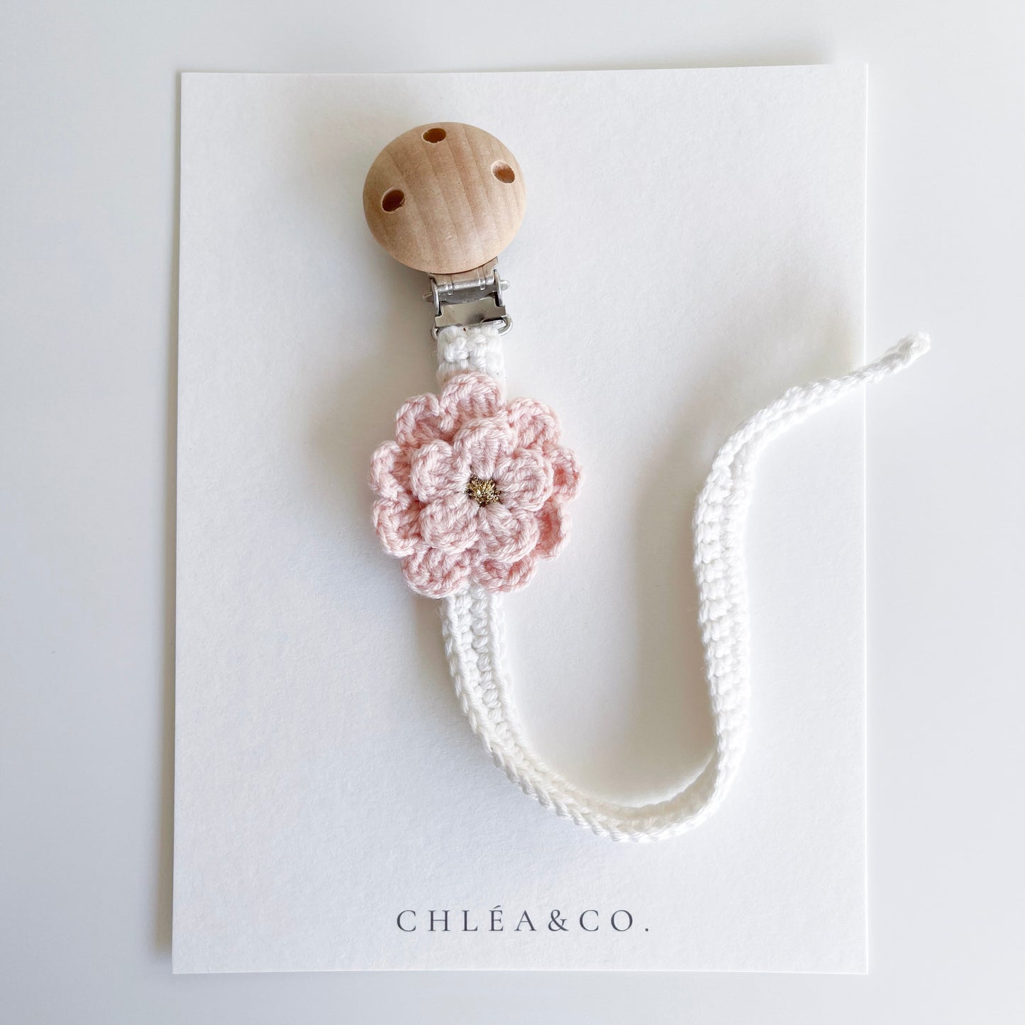 Flower Crochet Dummy Clip