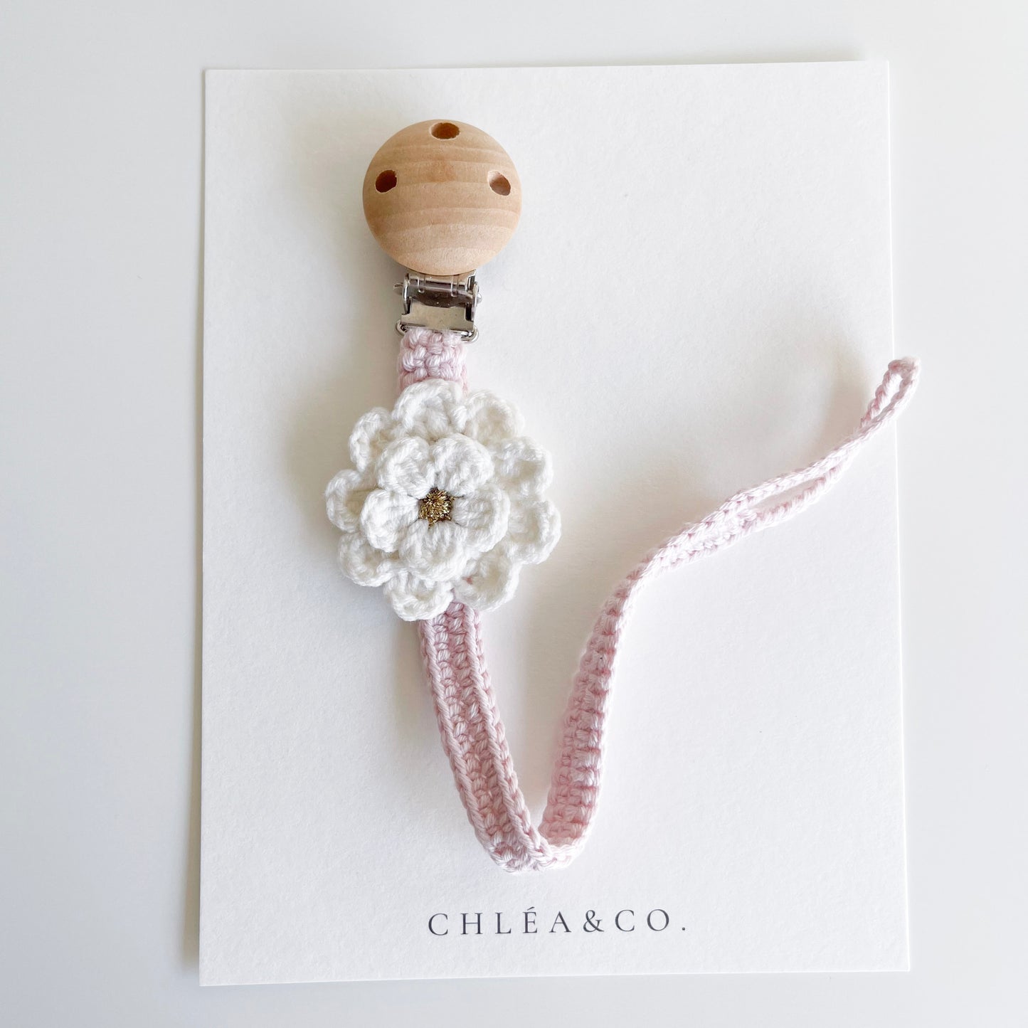 Flower Crochet Dummy Clip