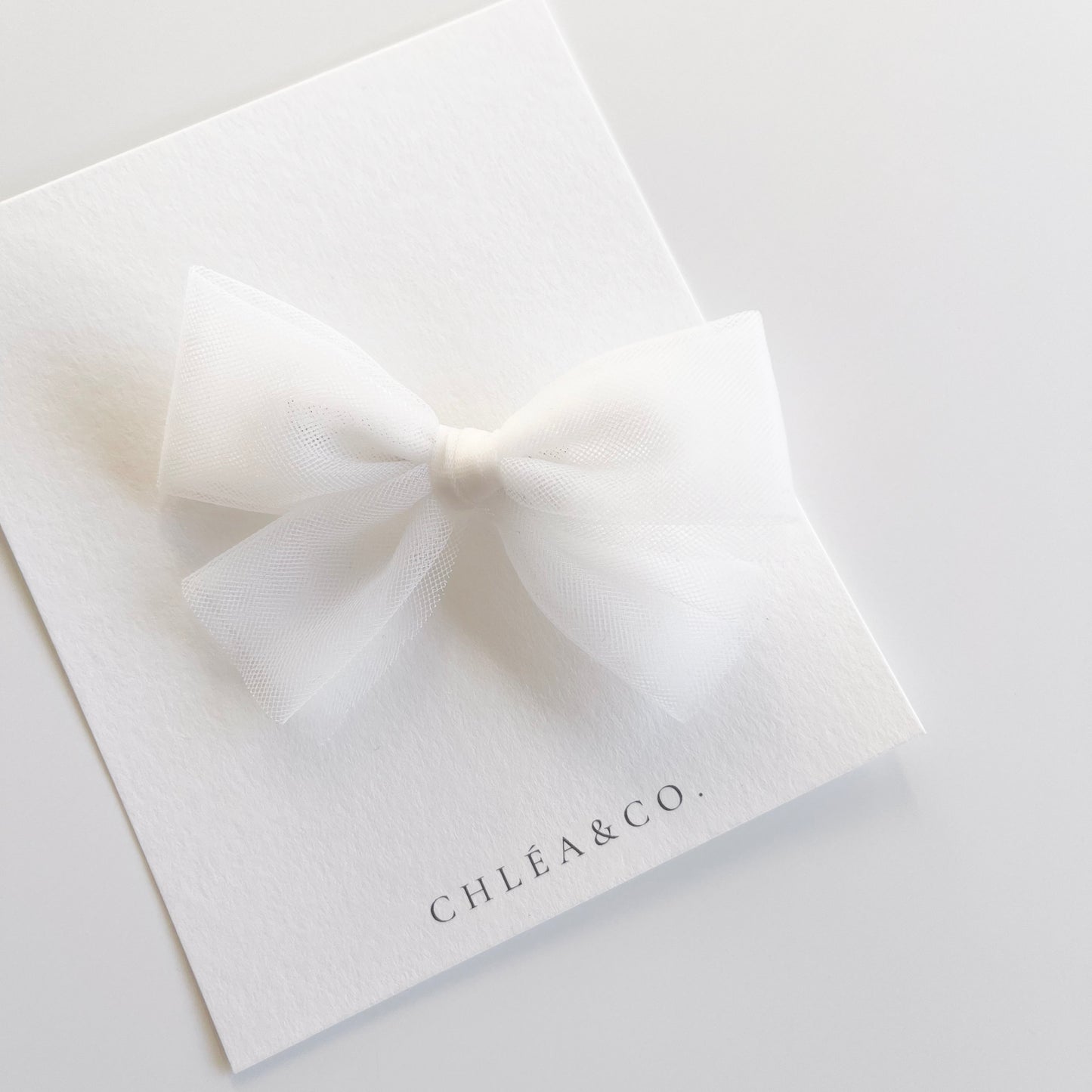 Petite Soft Tulle Bow