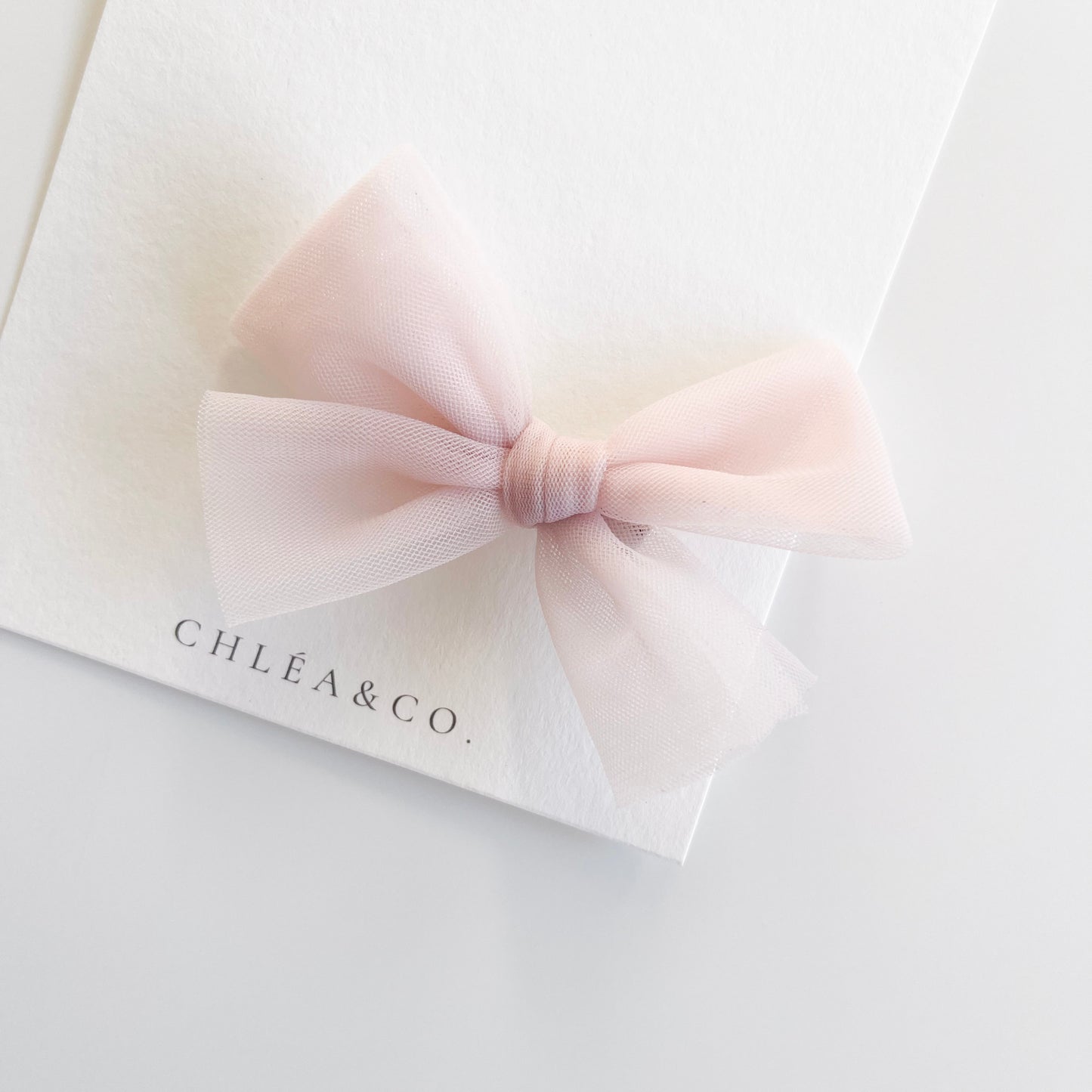Petite Soft Tulle Bow