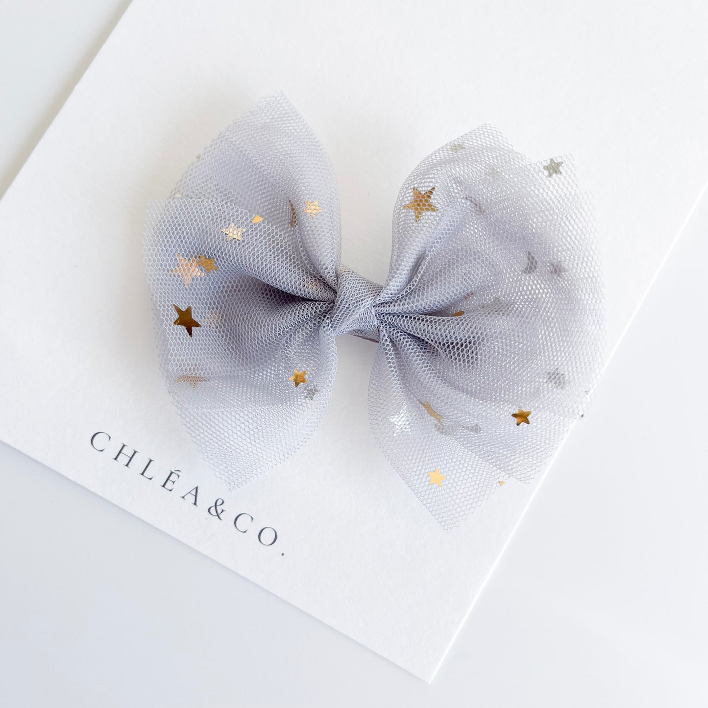 Fairy Tulle Bow Clip