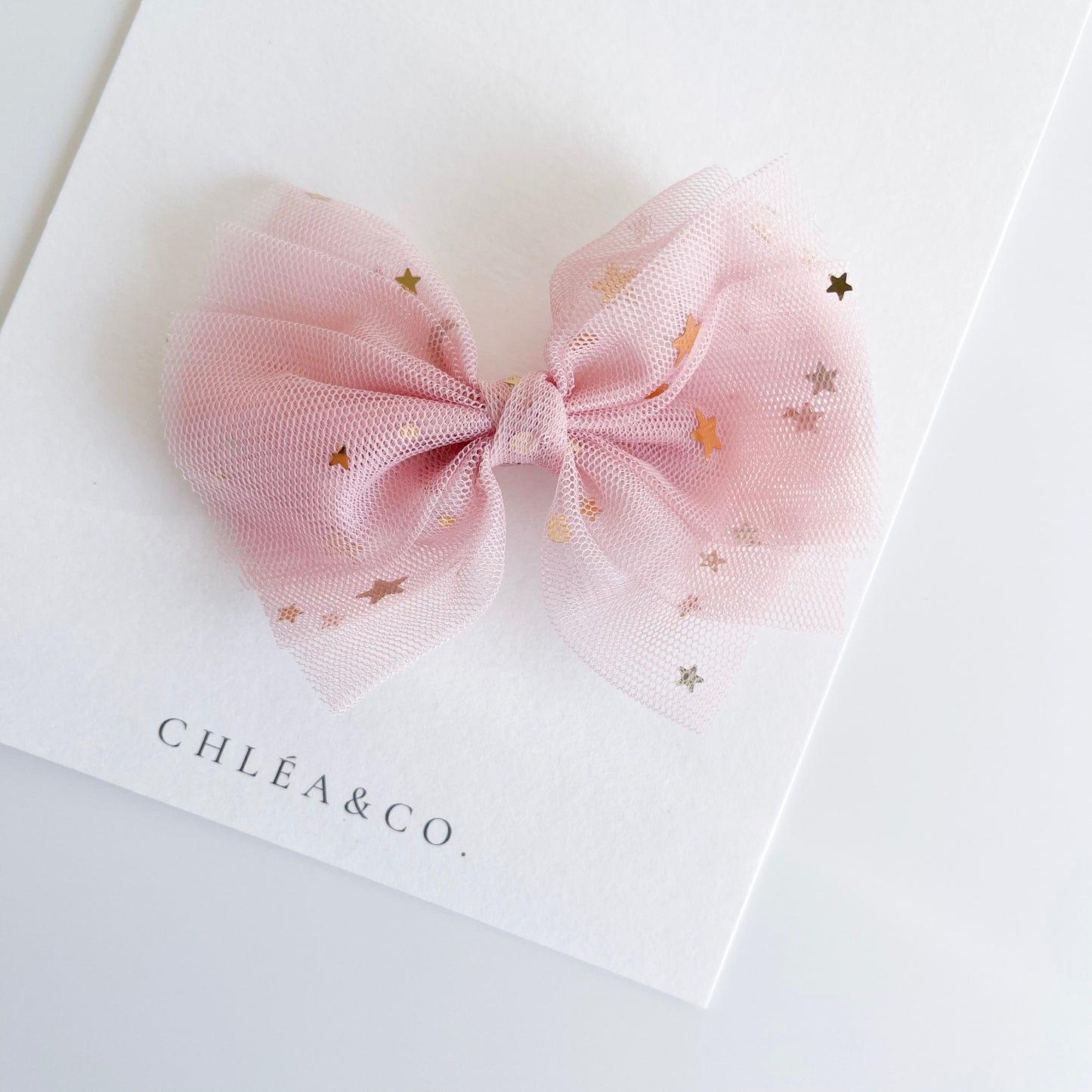 Fairy Tulle Bow Clip
