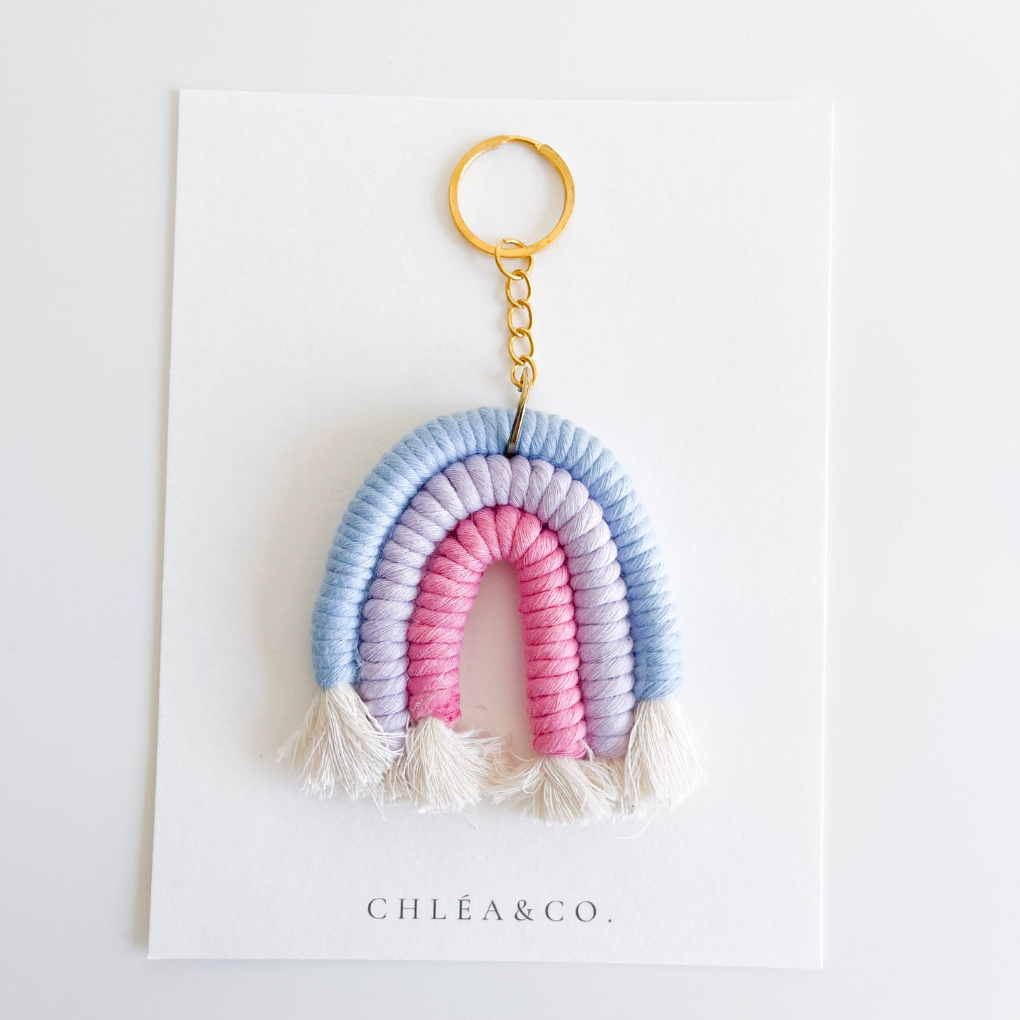 Rainbow Key Ring