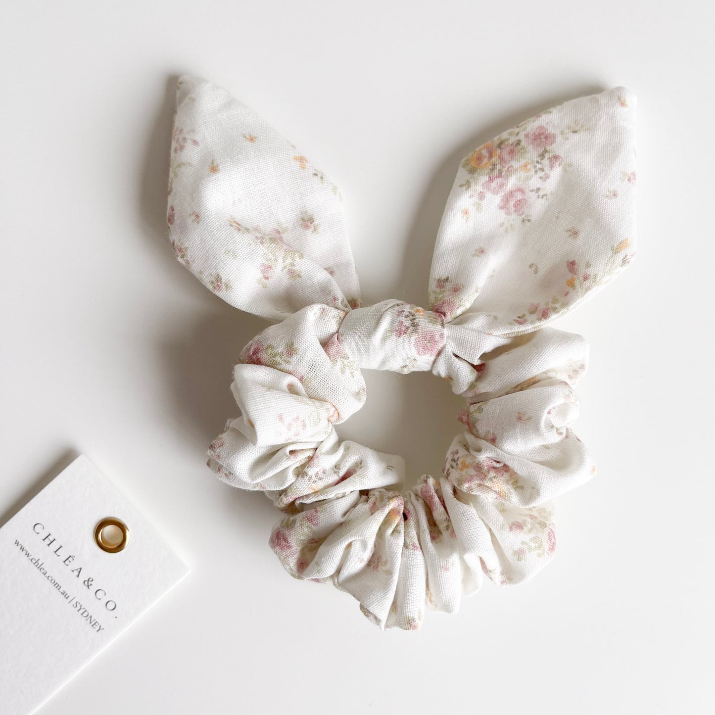 Tea Rose Scrunchies