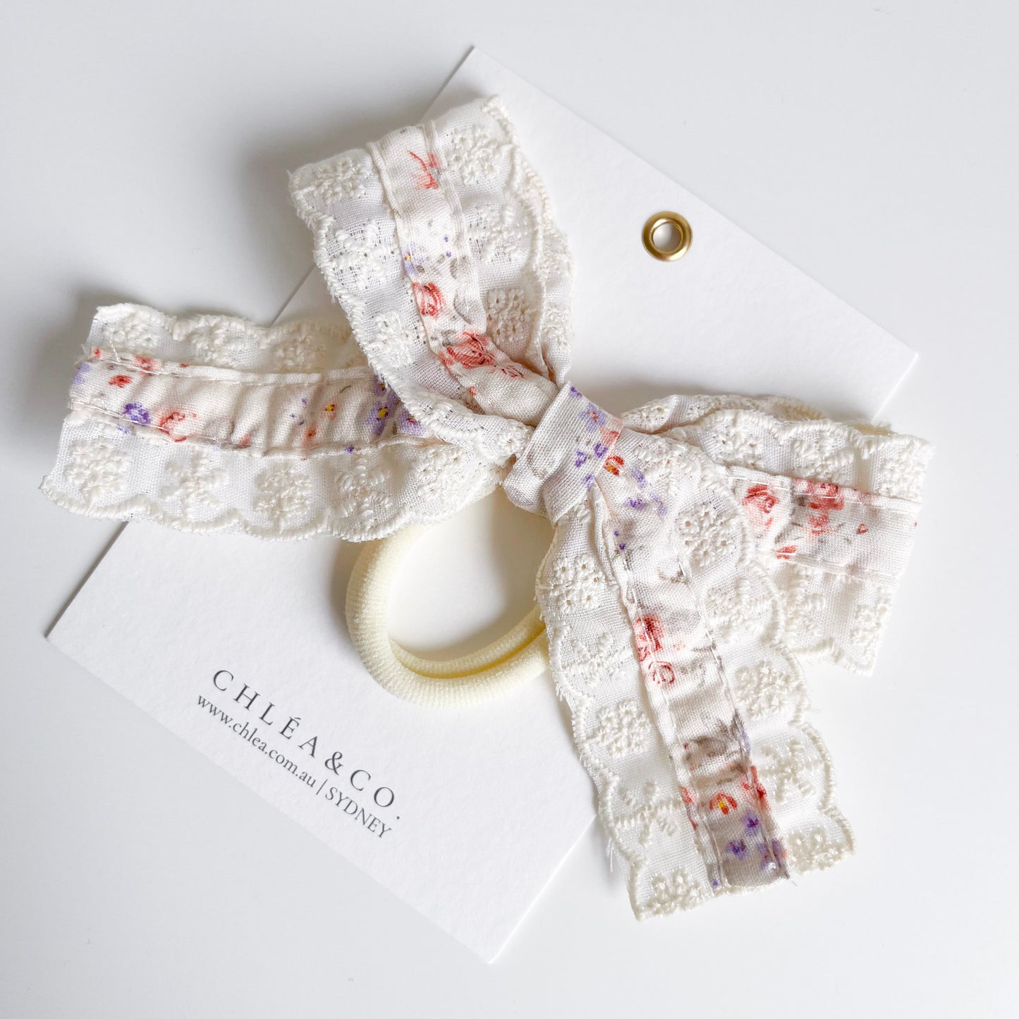 Bloom Lace Bow Hair Ties
