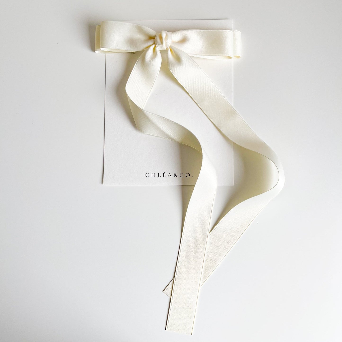 Audrey Long Tail Bow - Chléa & Co.