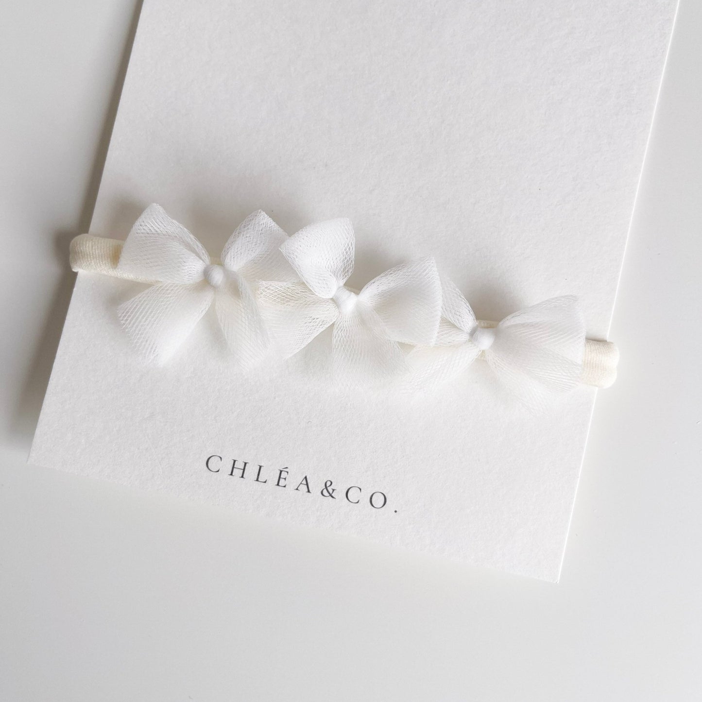 Ballerina Tulle Bow Headband - Chléa & Co.