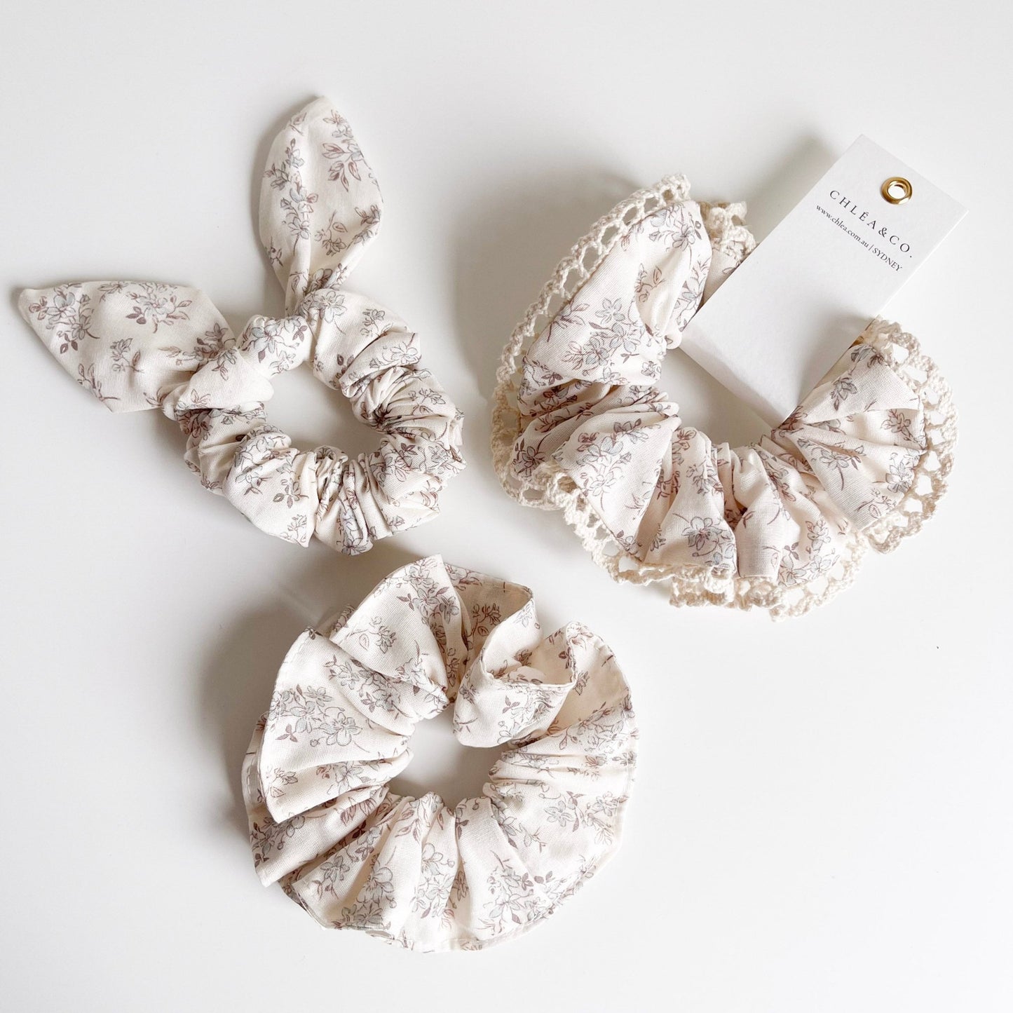 Blueberry Field Scrunchies - Chléa & Co.