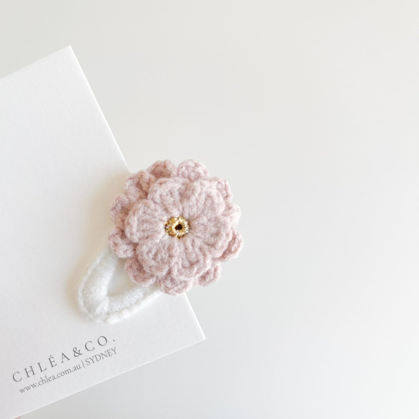 Dahlia Crochet Hair Clip - Chléa & Co.
