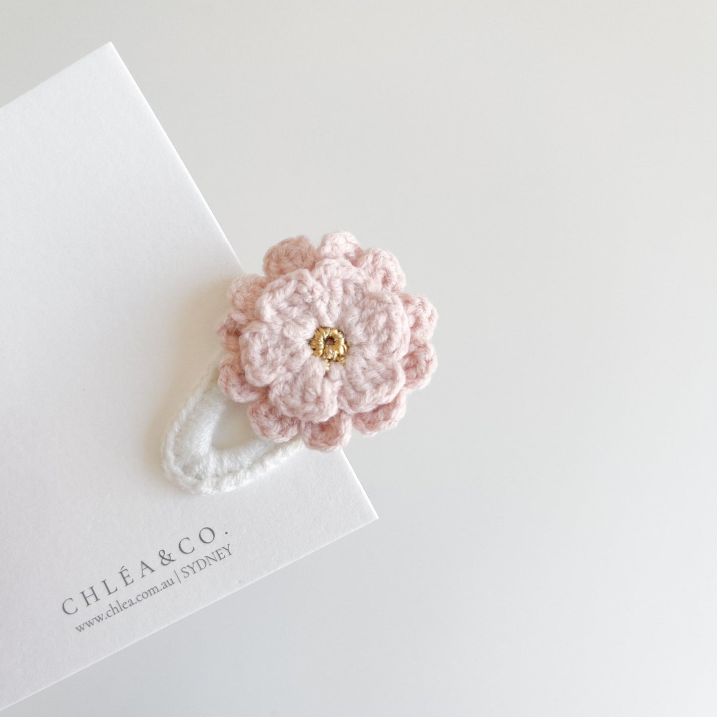 Dahlia Crochet Hair Clip - Chléa & Co.
