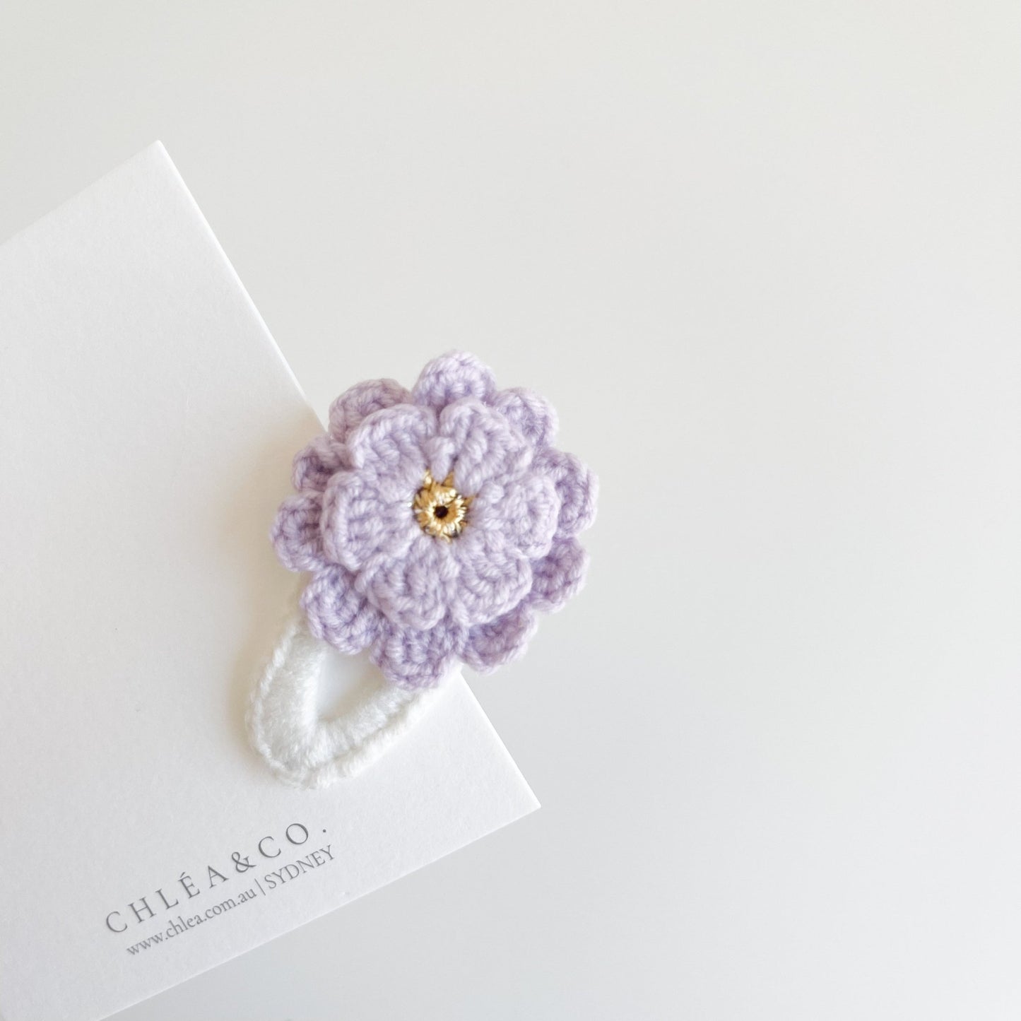 Dahlia Crochet Hair Clip - Chléa & Co.