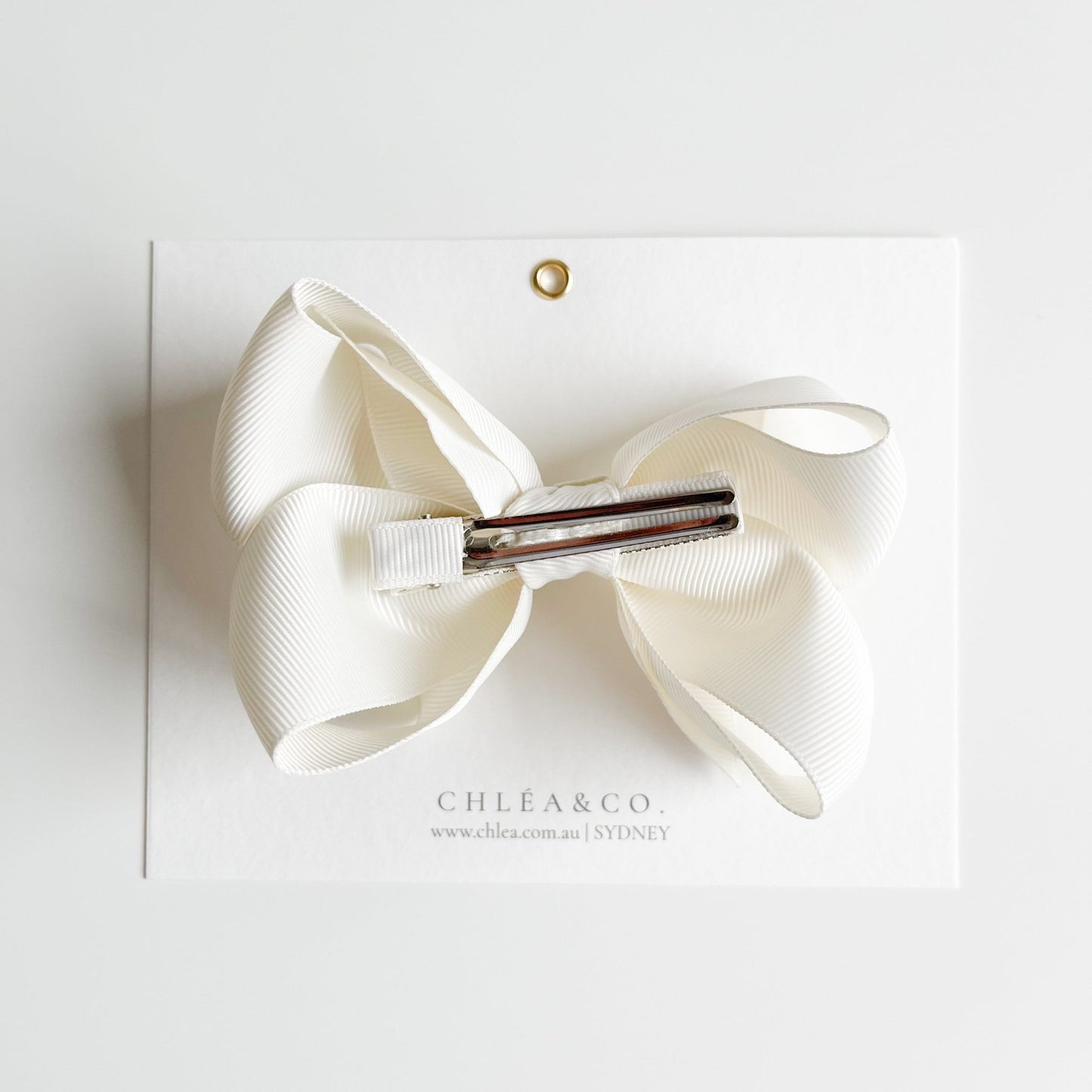Emilia Ribbon Bow Clip - Chléa & Co.