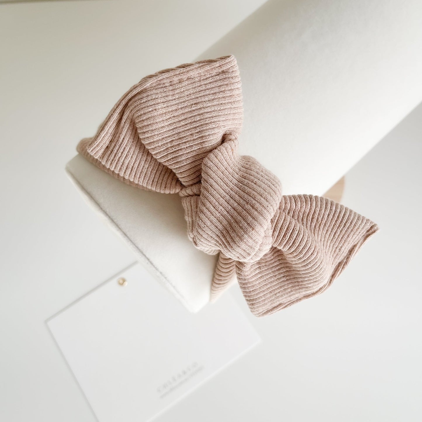 Iola Petite Topknot Bow Headband - Chléa & Co.