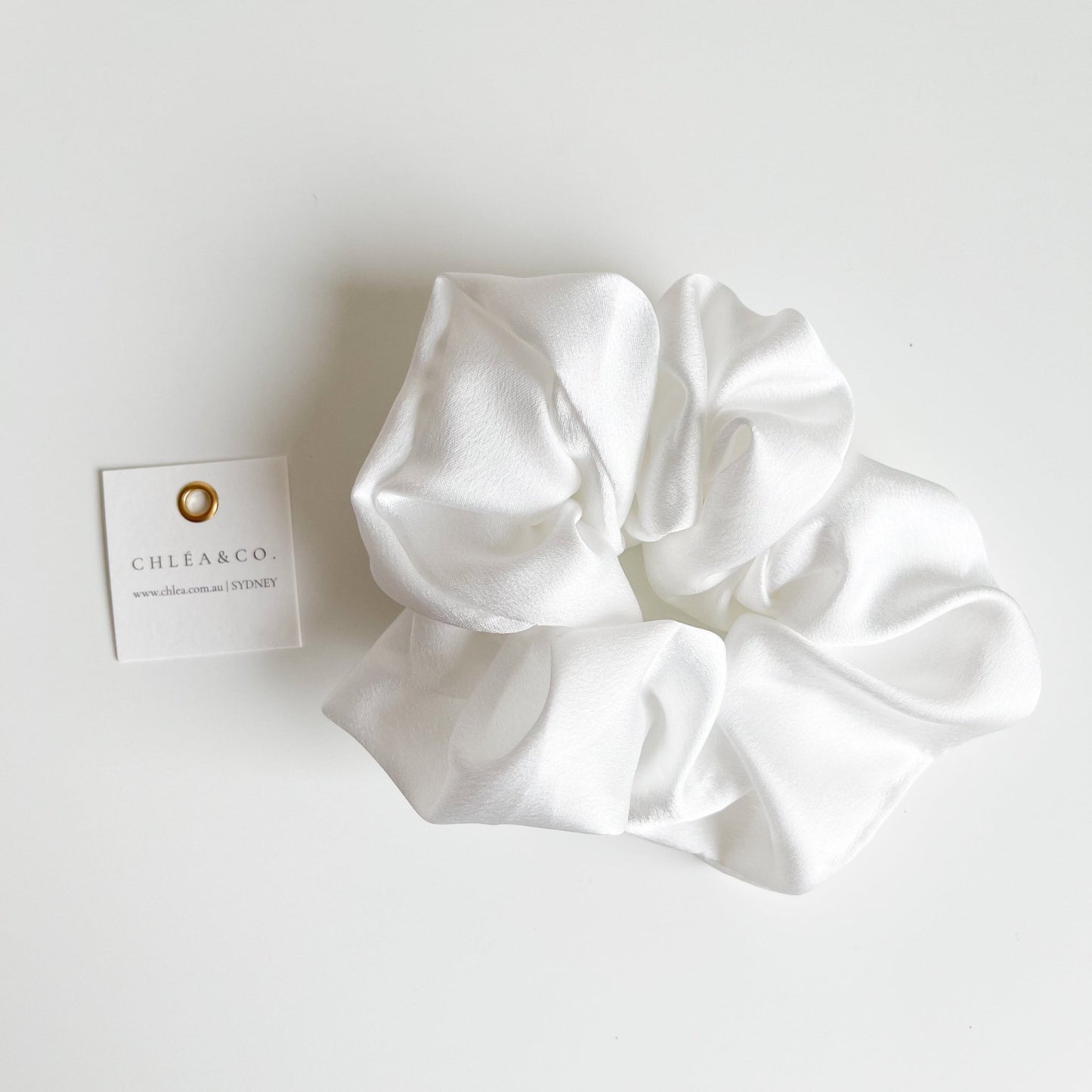 Large Satin Scrunchies - Chléa & Co.