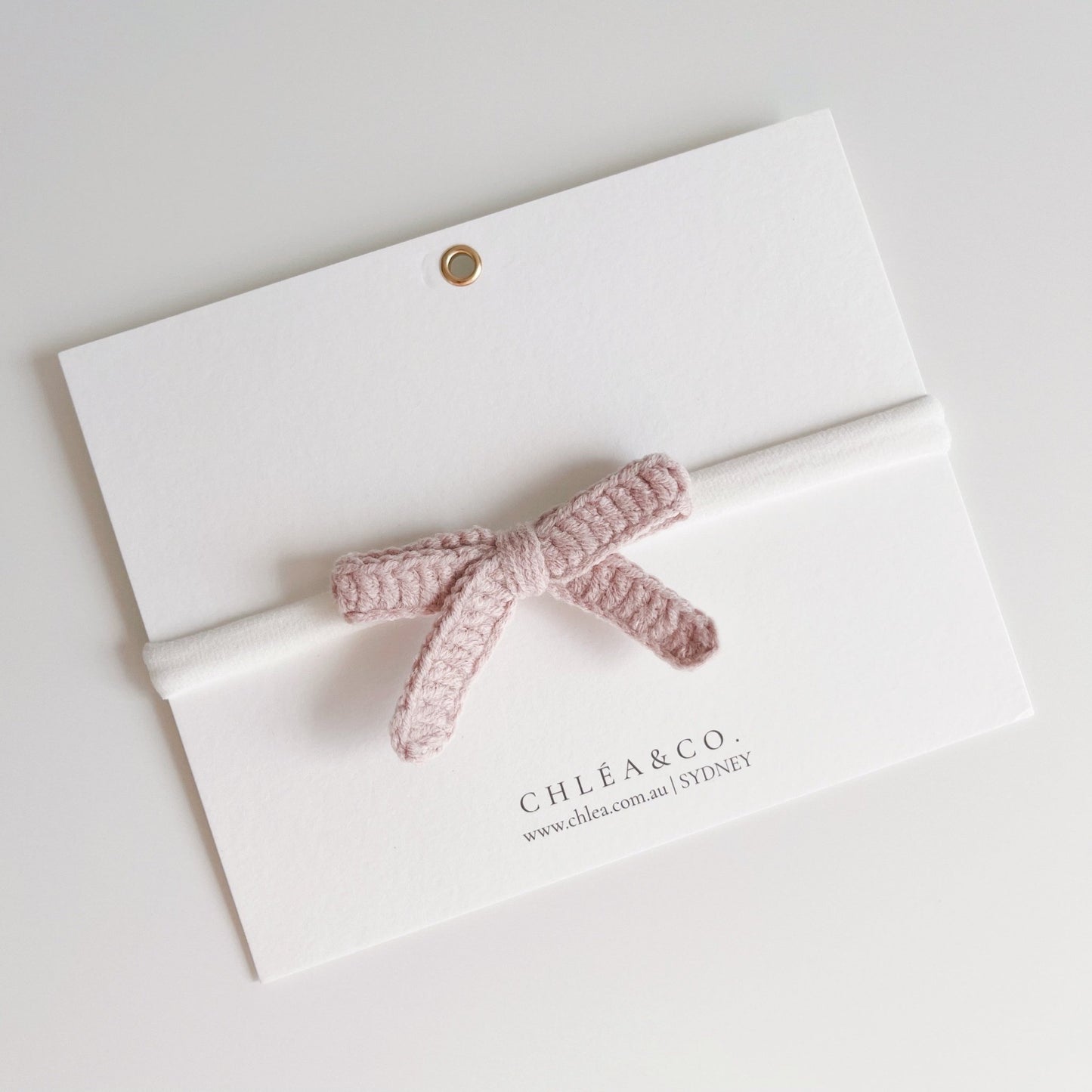 Liana Crochet Bow Headband - Chléa & Co.