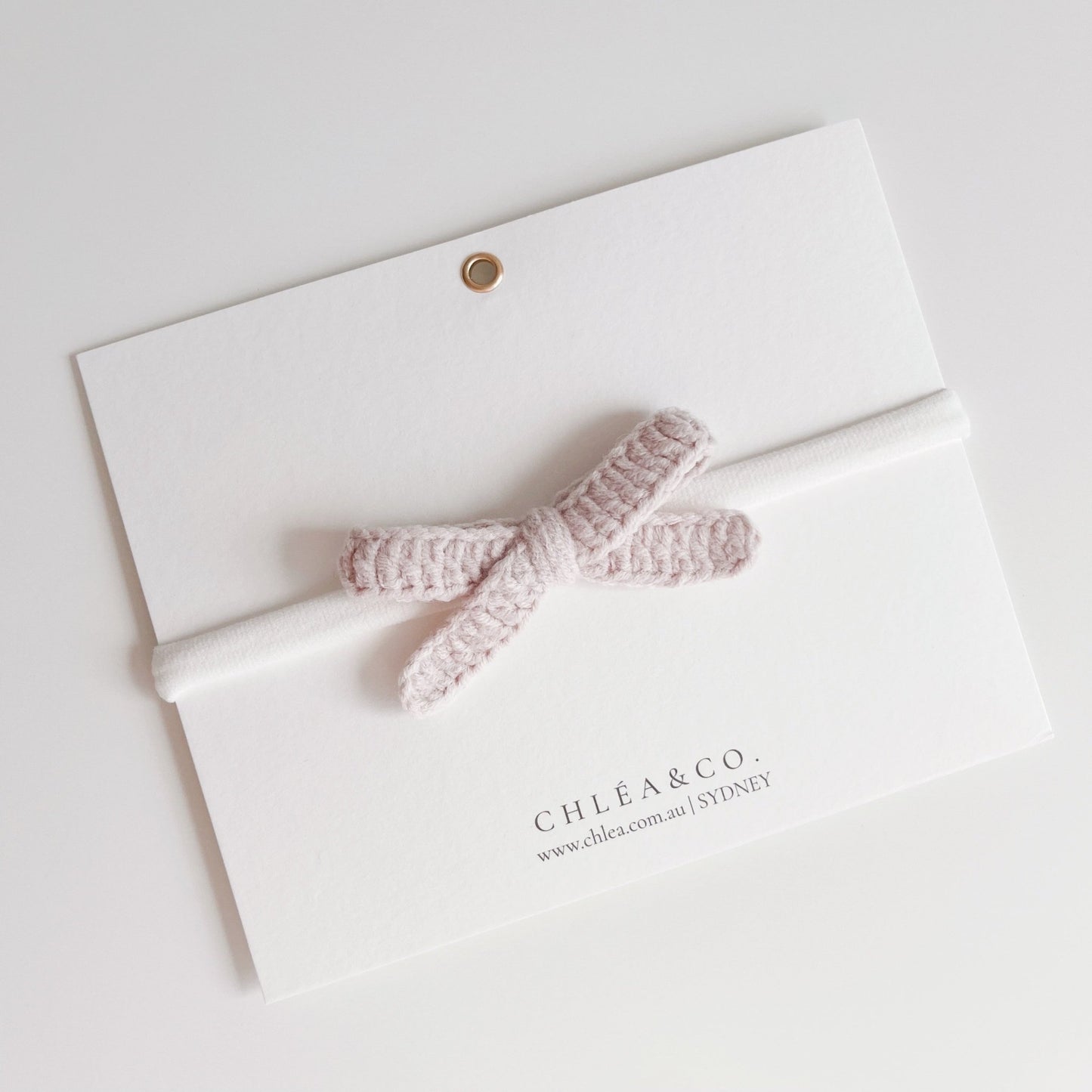 Liana Crochet Bow Headband - Chléa & Co.