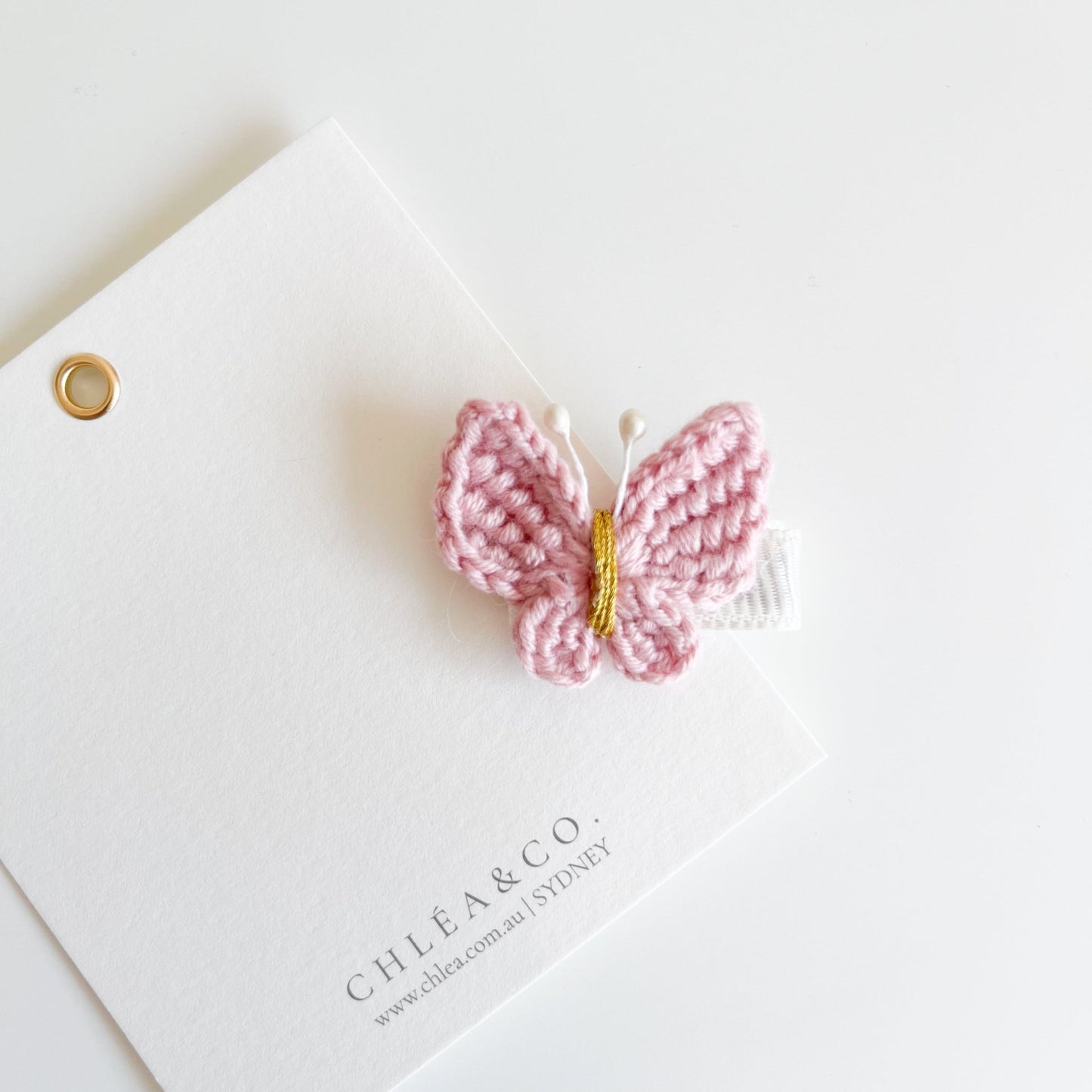 Maisie Butterfly Crochet Clip - Chléa & Co.