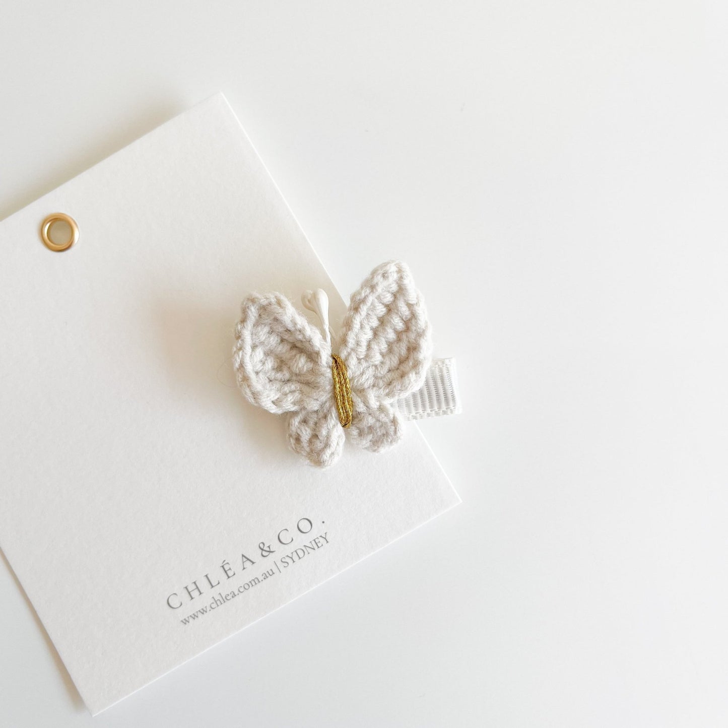Maisie Butterfly Crochet Clip - Chléa & Co.
