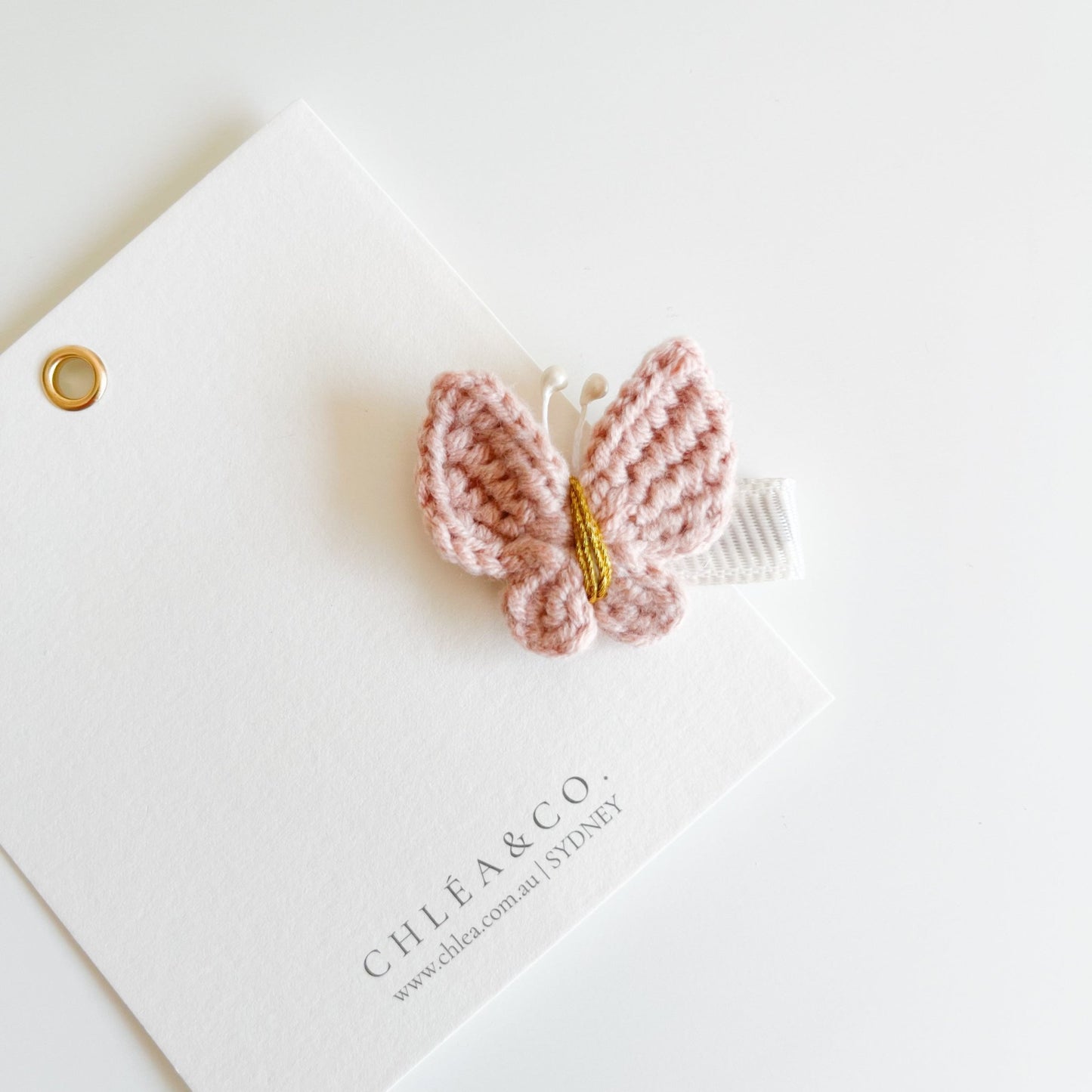 Maisie Butterfly Crochet Clip - Chléa & Co.