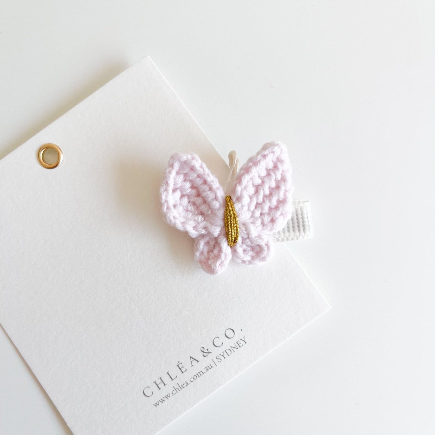 Maisie Butterfly Crochet Clip - Chléa & Co.