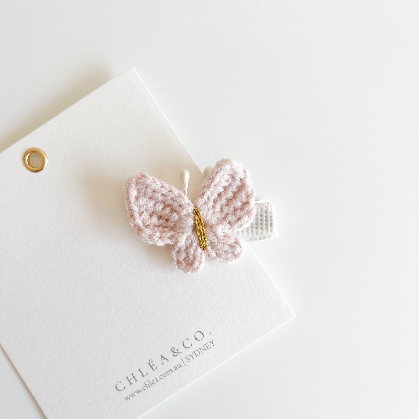 Maisie Butterfly Crochet Clip - Chléa & Co.