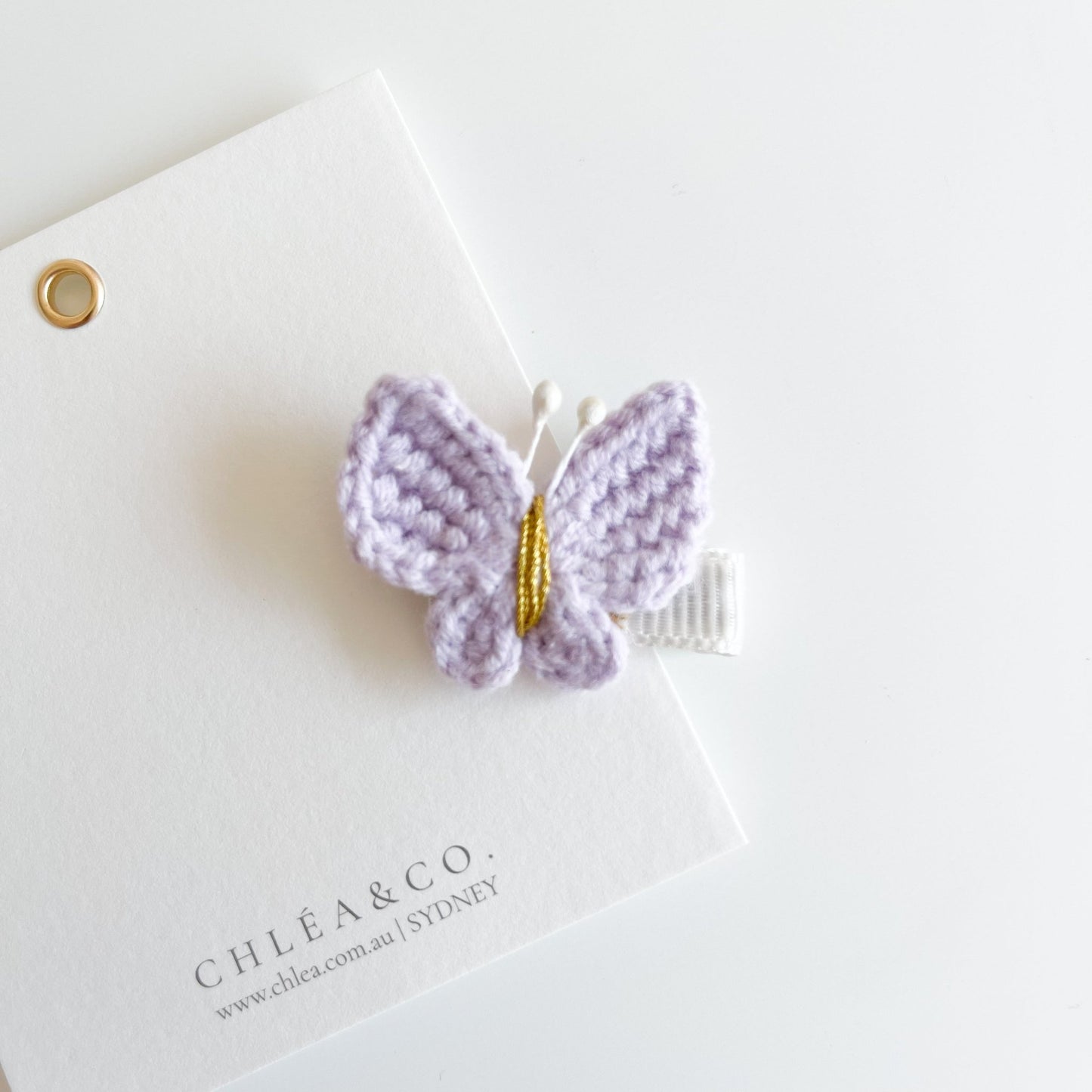 Maisie Butterfly Crochet Clip - Chléa & Co.