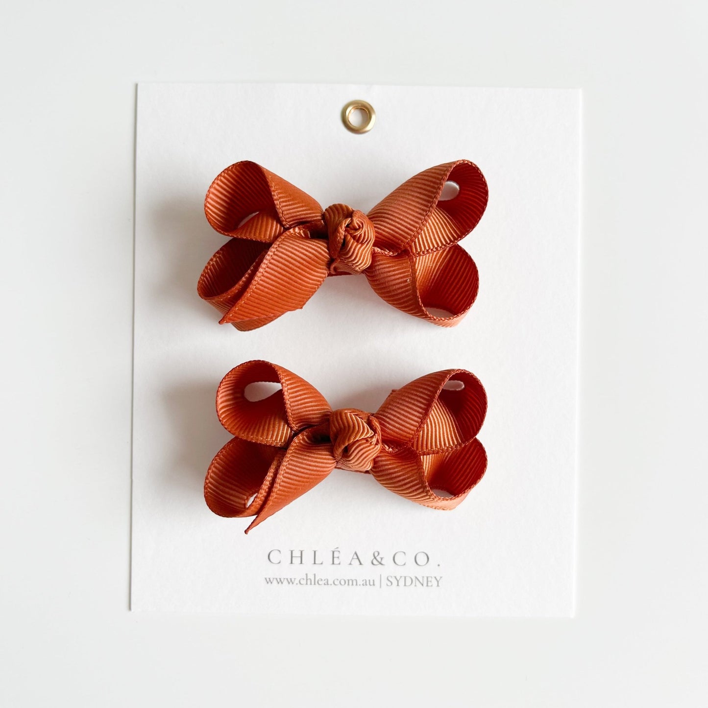 Petite Emilia Pigtail Bow Set - Chléa & Co.