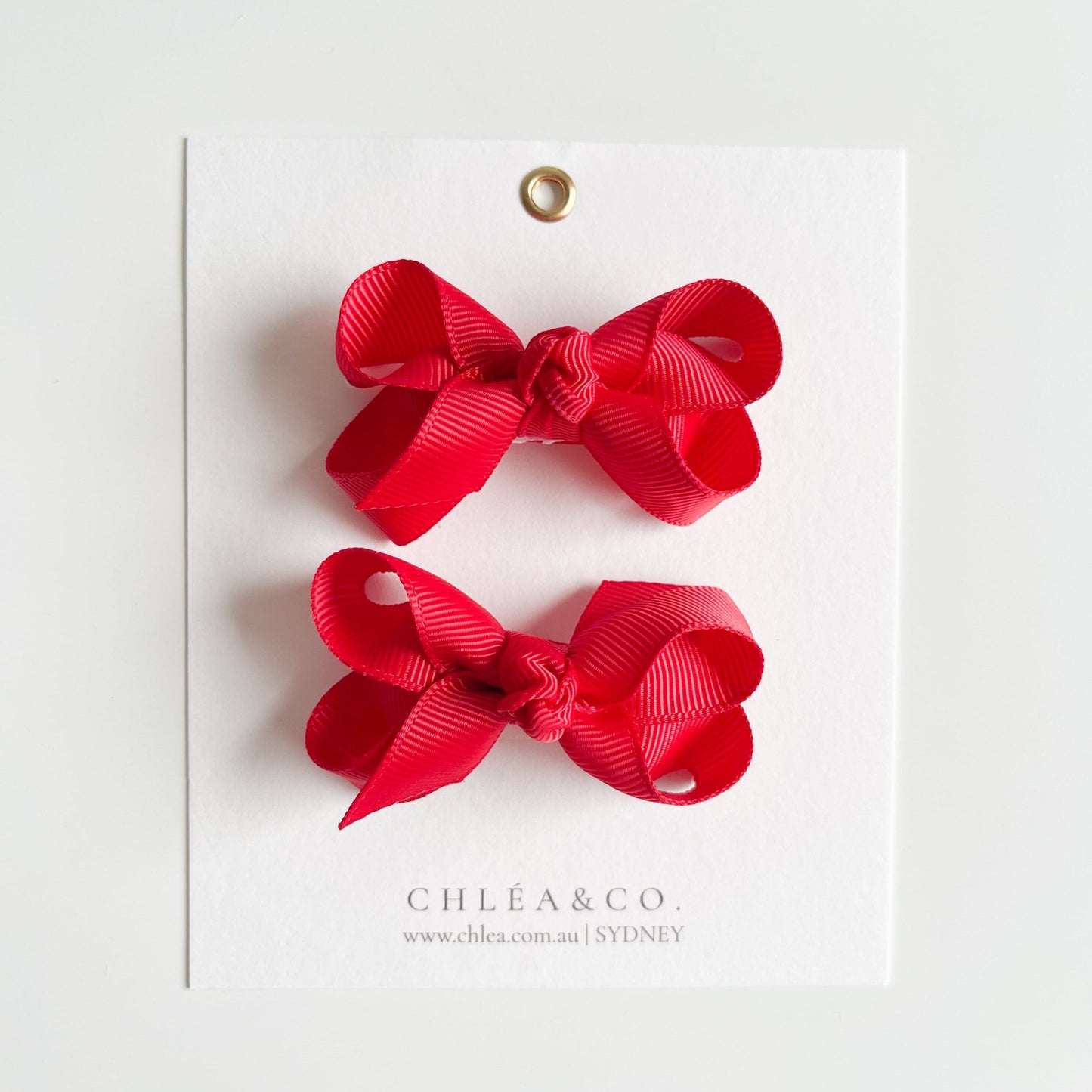 Petite Emilia Pigtail Bow Set - Chléa & Co.
