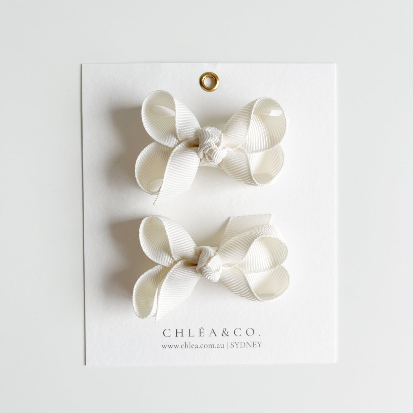 Petite Emilia Pigtail Bow Set - Chléa & Co.