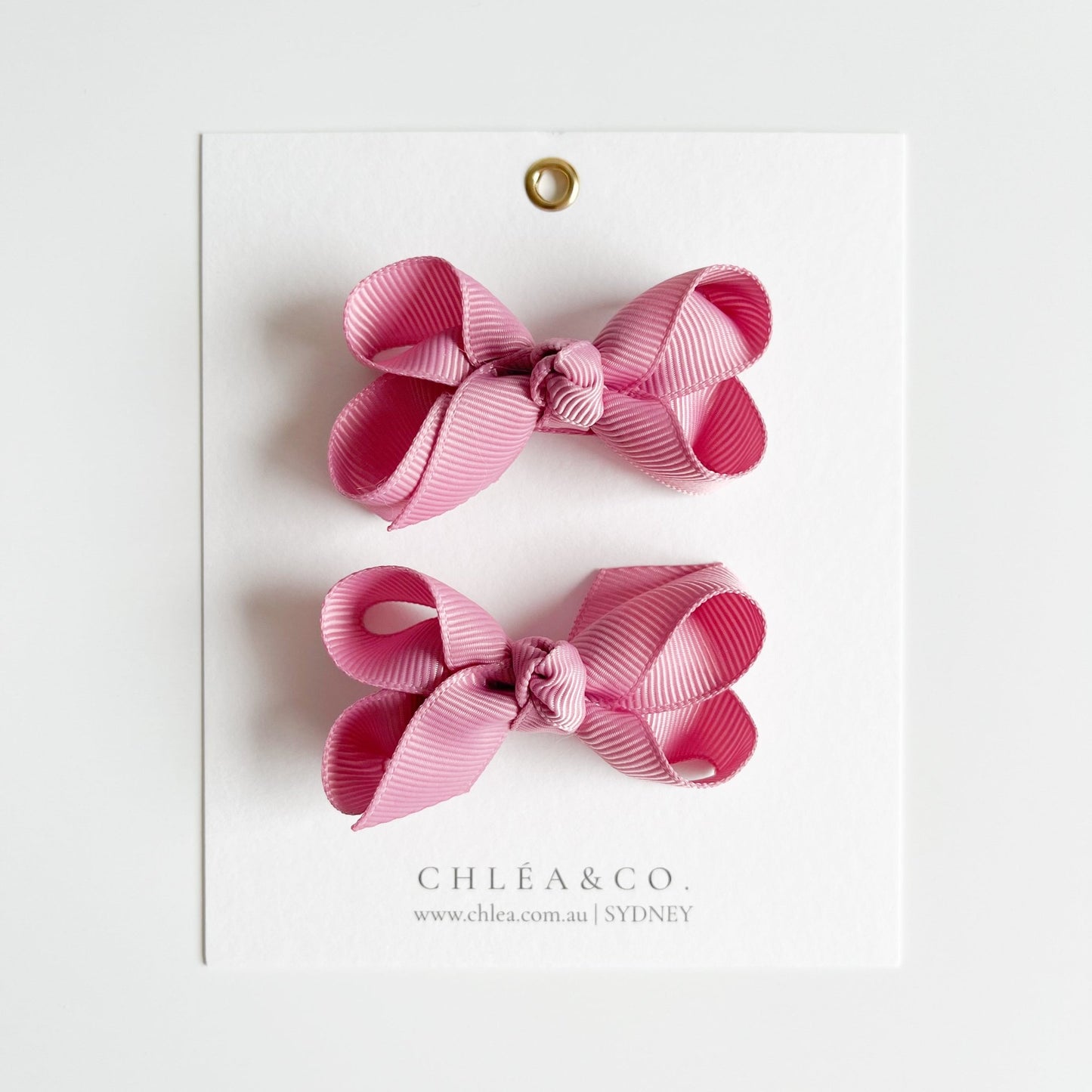 Petite Emilia Pigtail Bow Set - Chléa & Co.