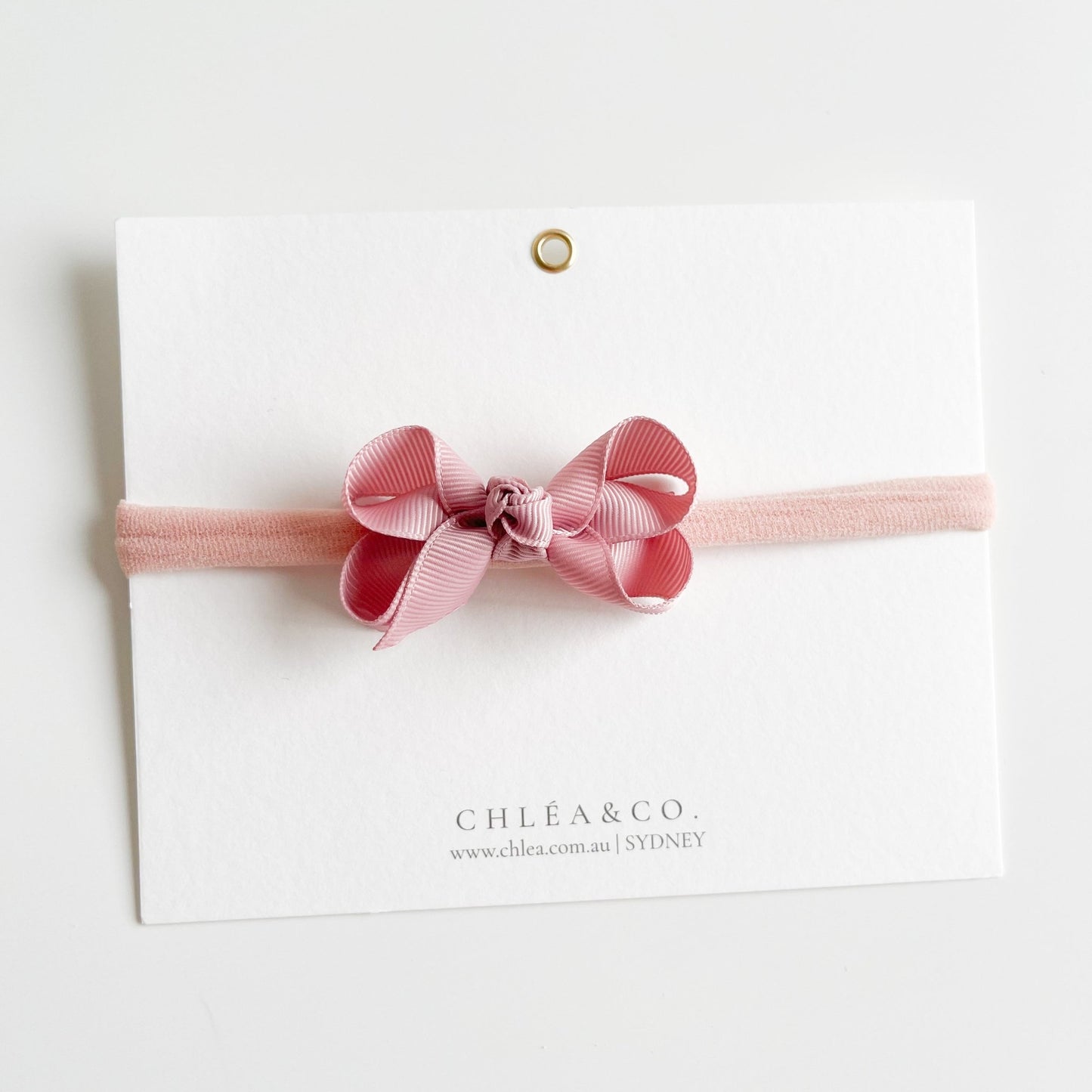 Petite Emilia Ribbon Bow Headband - Chléa & Co.