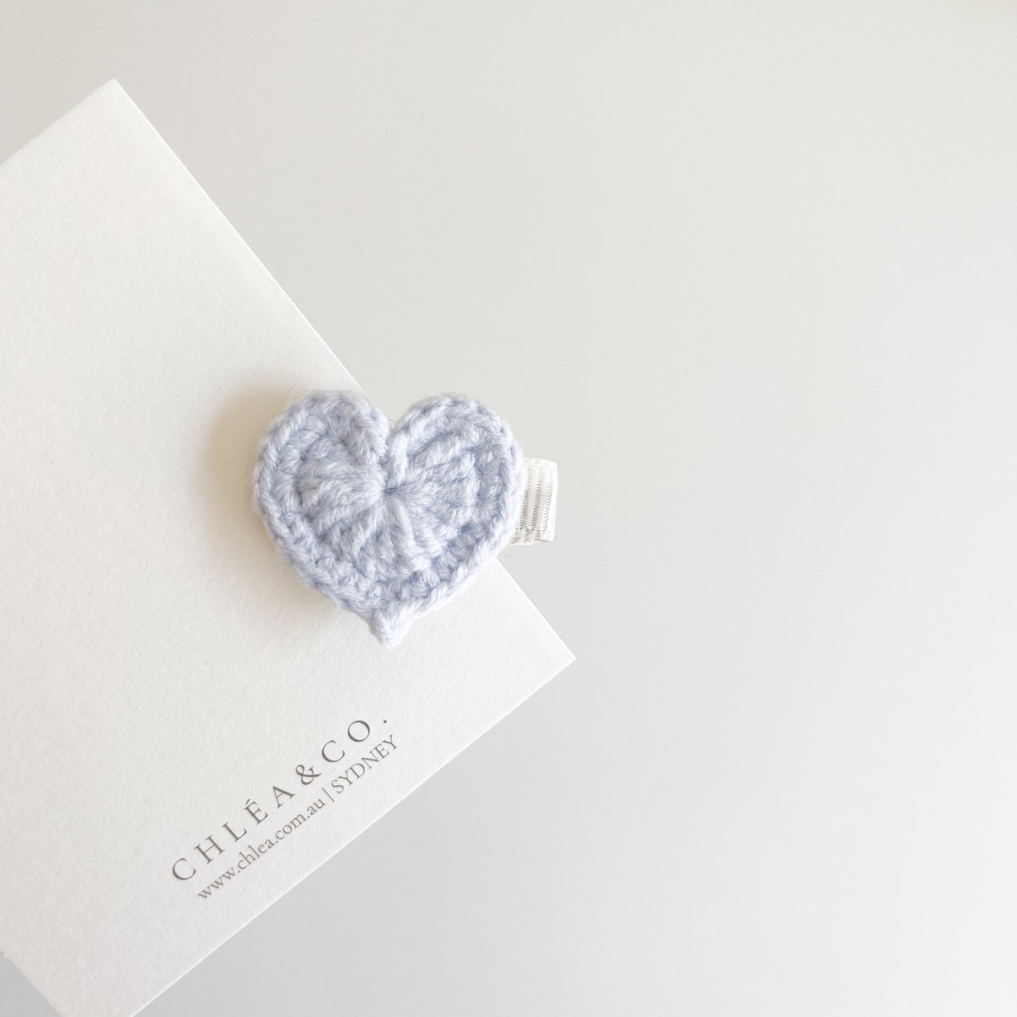 Petite Heart Crochet Clip - Chléa & Co.