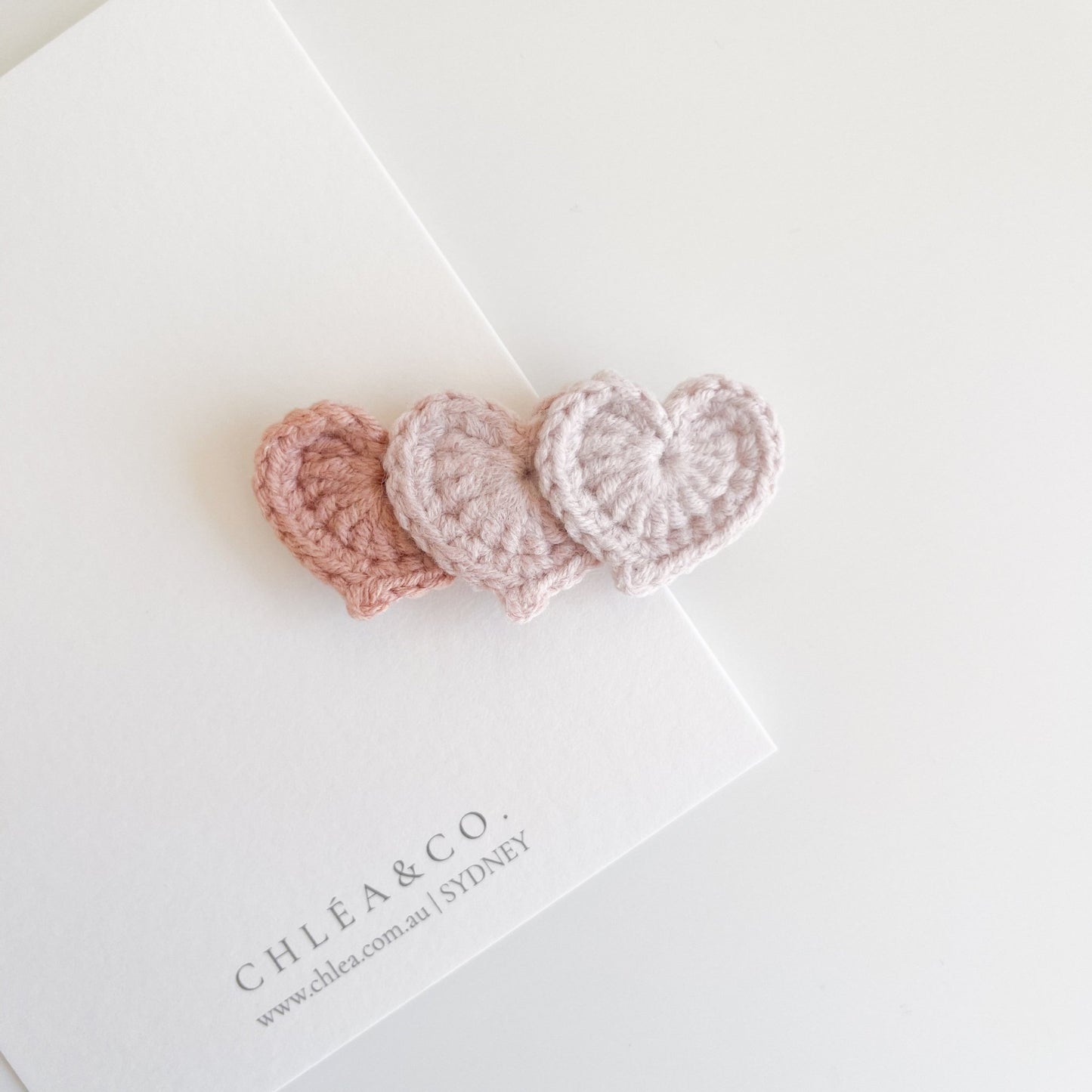 Petite Sweetheart Crochet Clip - Chléa & Co.