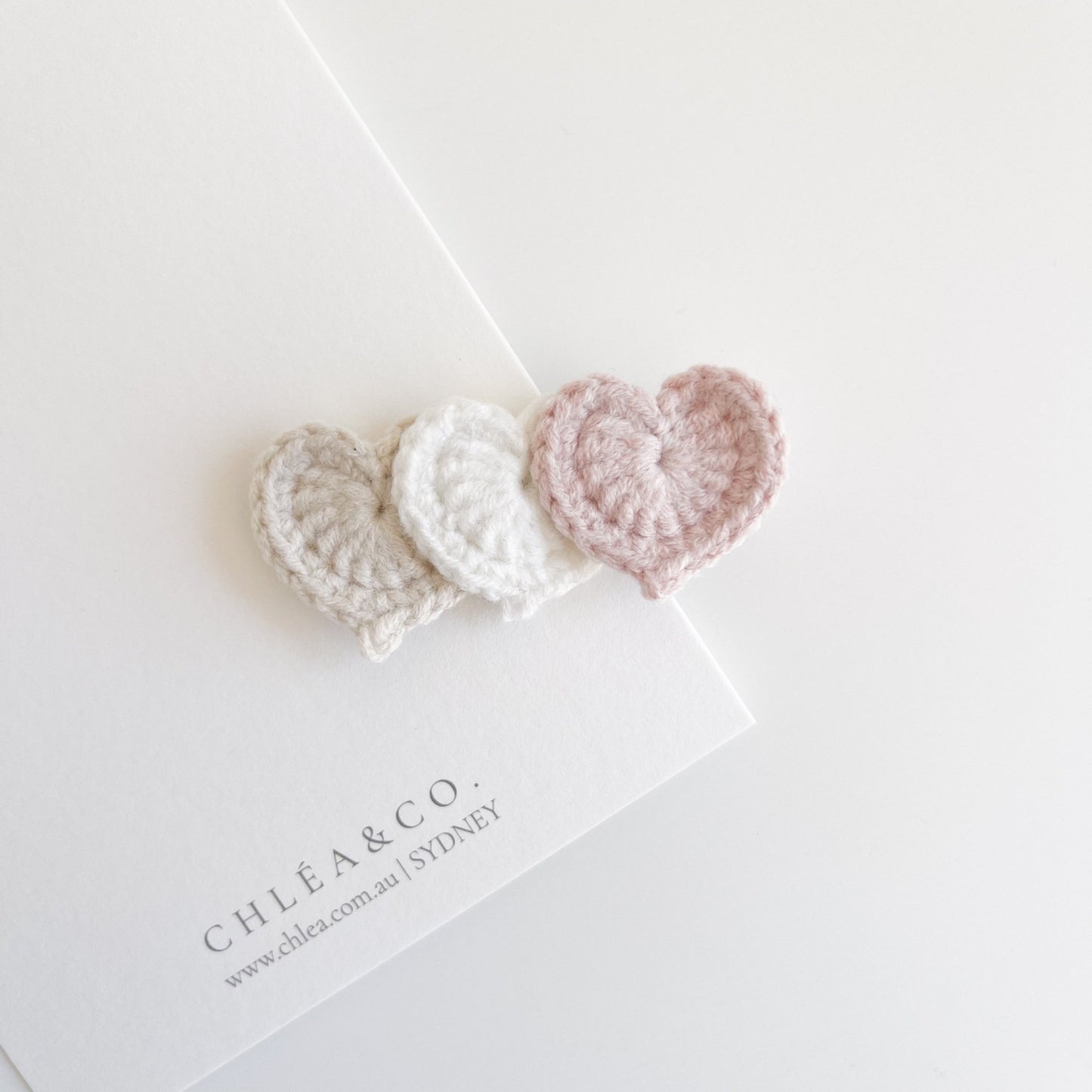 Petite Sweetheart Crochet Clip - Chléa & Co.